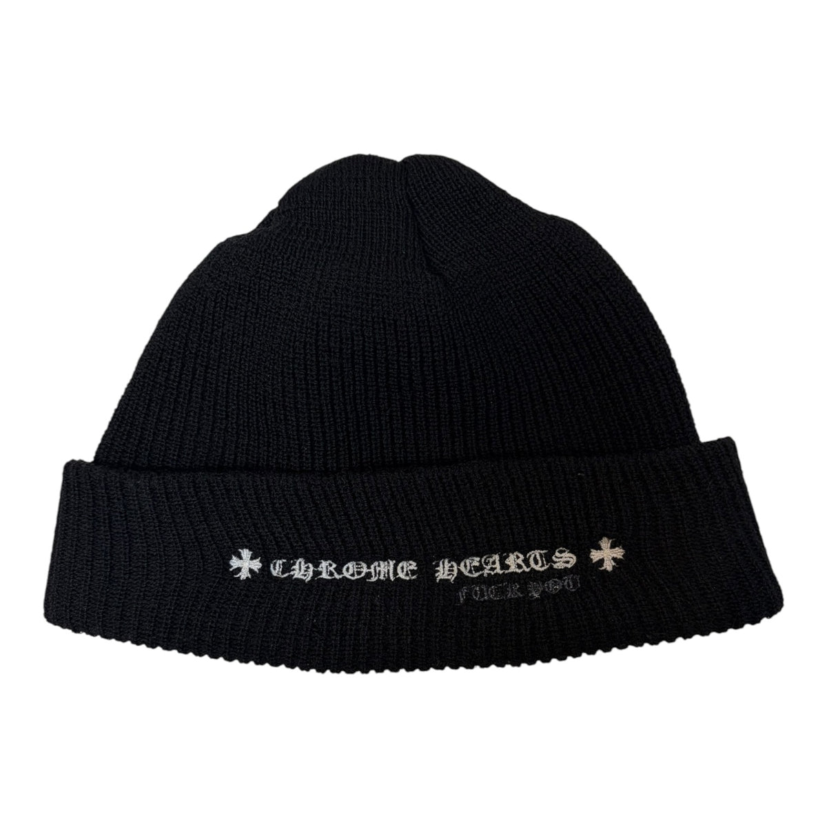 Chrome Hearts Plus Cross Beanie Black