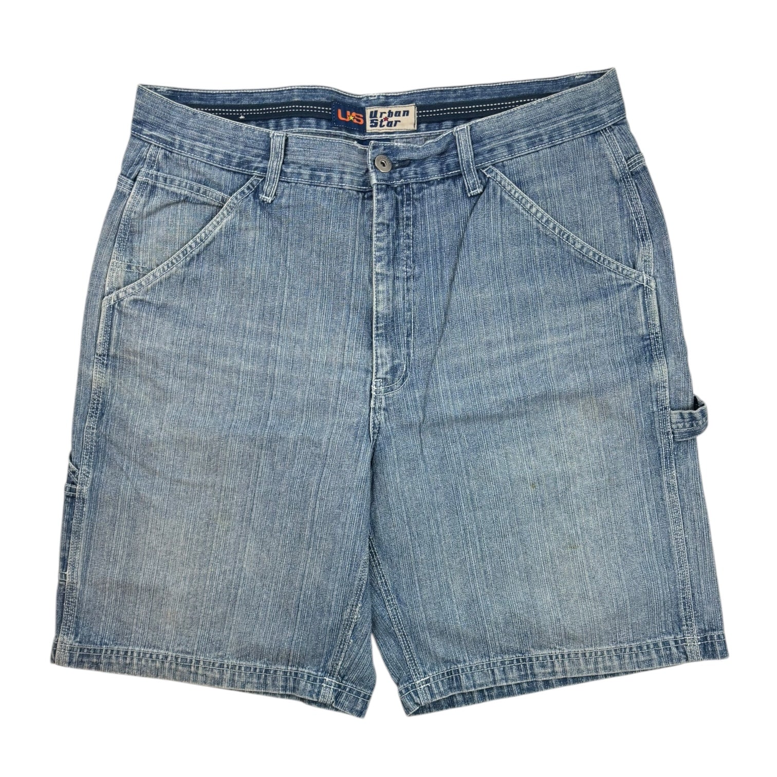 Vintage Y2K Urban Star Denim Jorts Light Wash