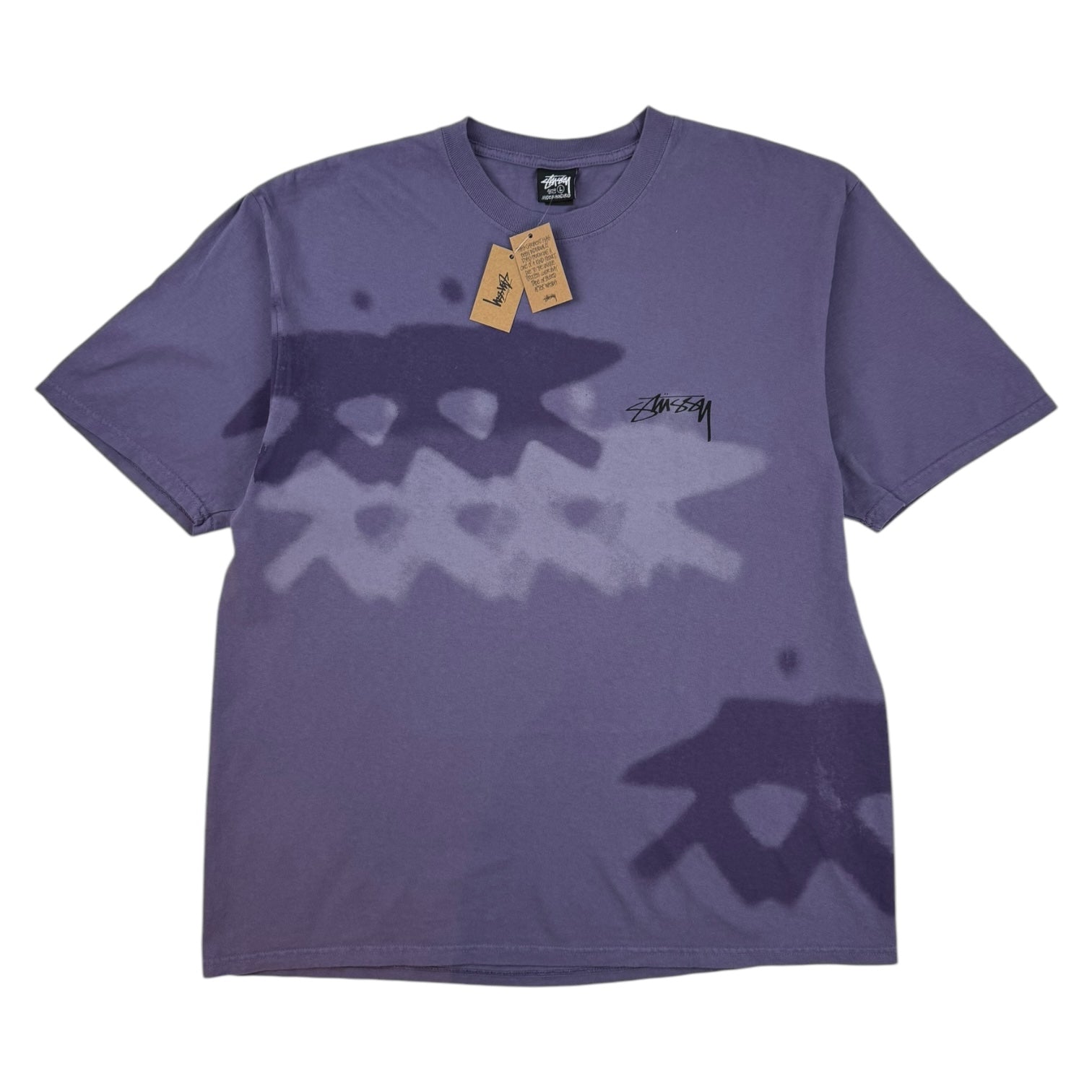 Stussy Low Tide Pigment Dyed T-Shirt Grape