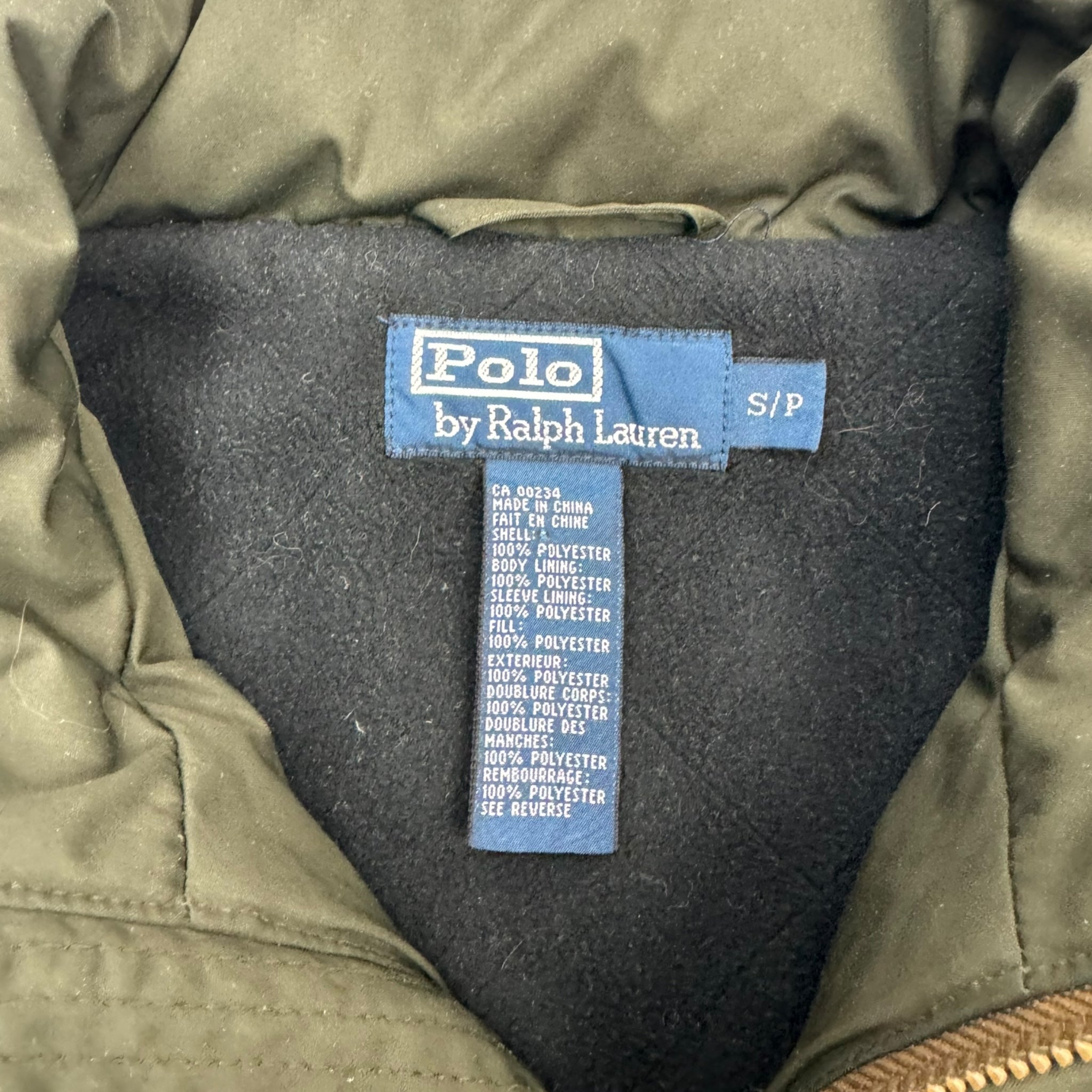 Vintage Polo Ralph Lauren Jacket Military Green