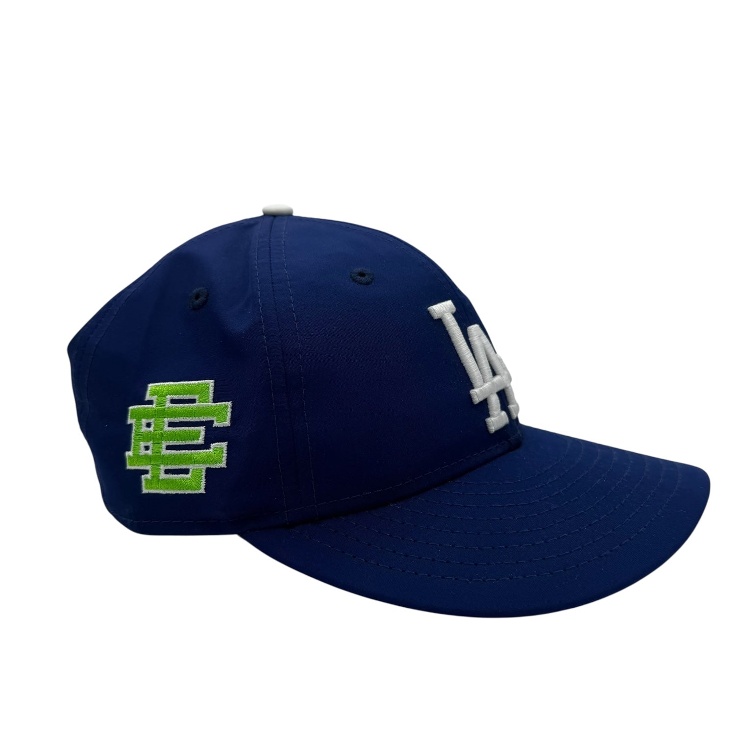 Eric Emanuel EE Retro Crown Dodgers Fitted Hat Blue/Lime