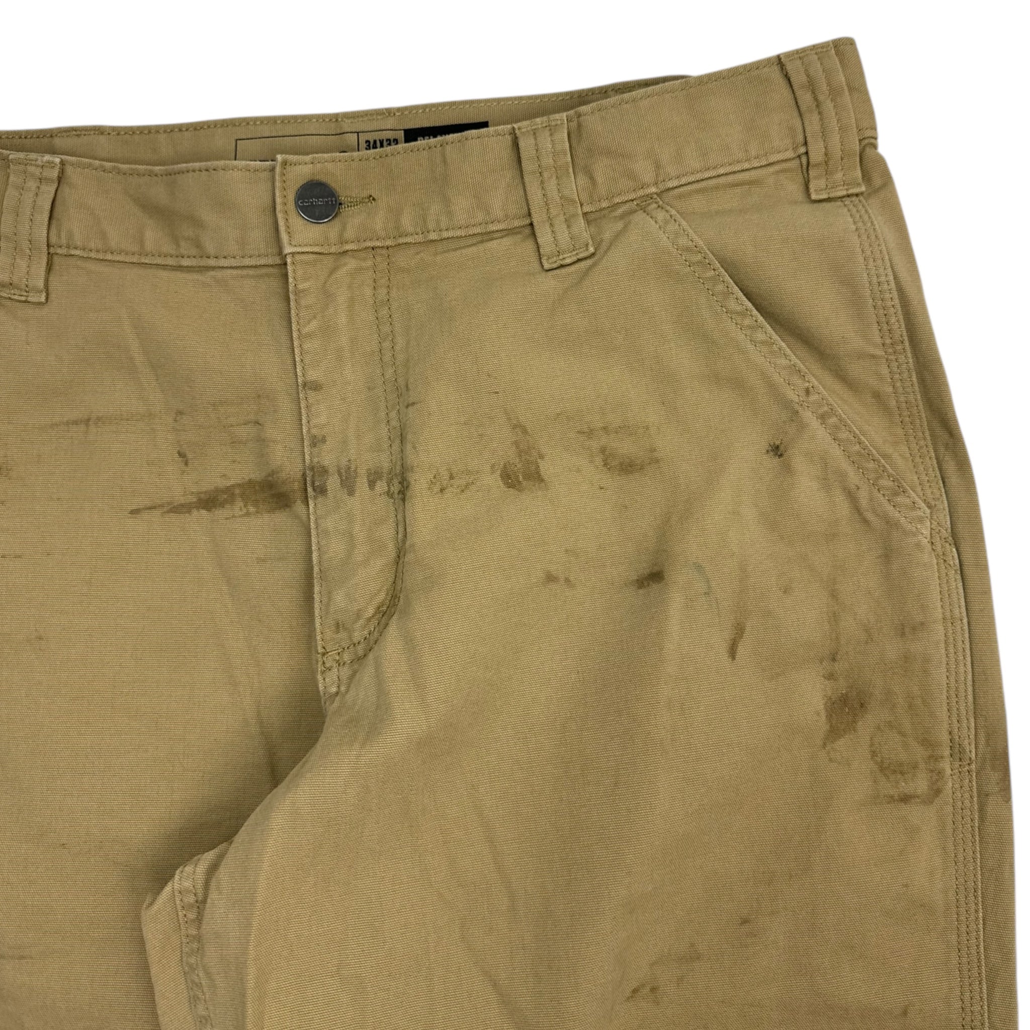 Carhartt Bleach Yellow/Green Slack Bottoms