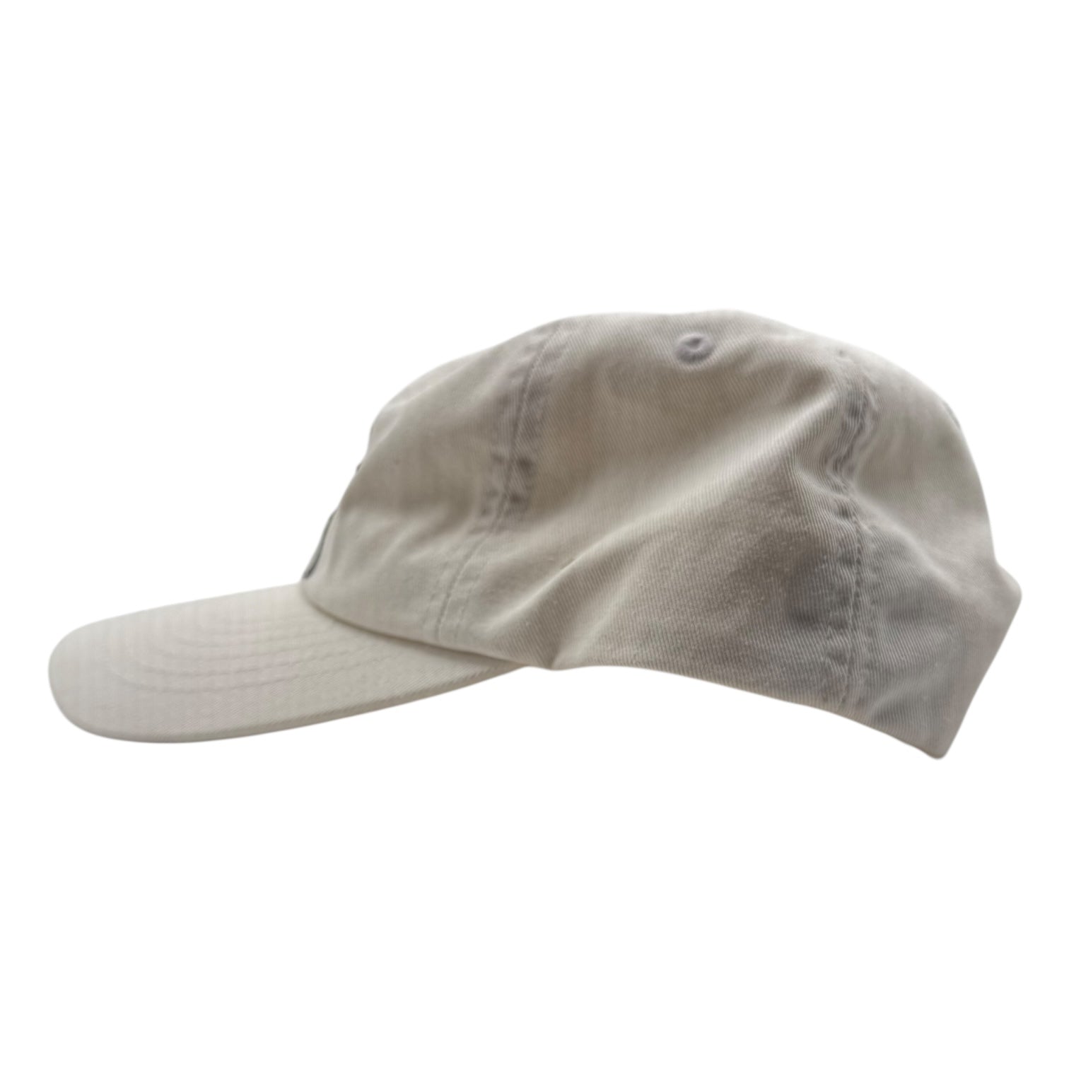 Stussy Script Logo Hat White