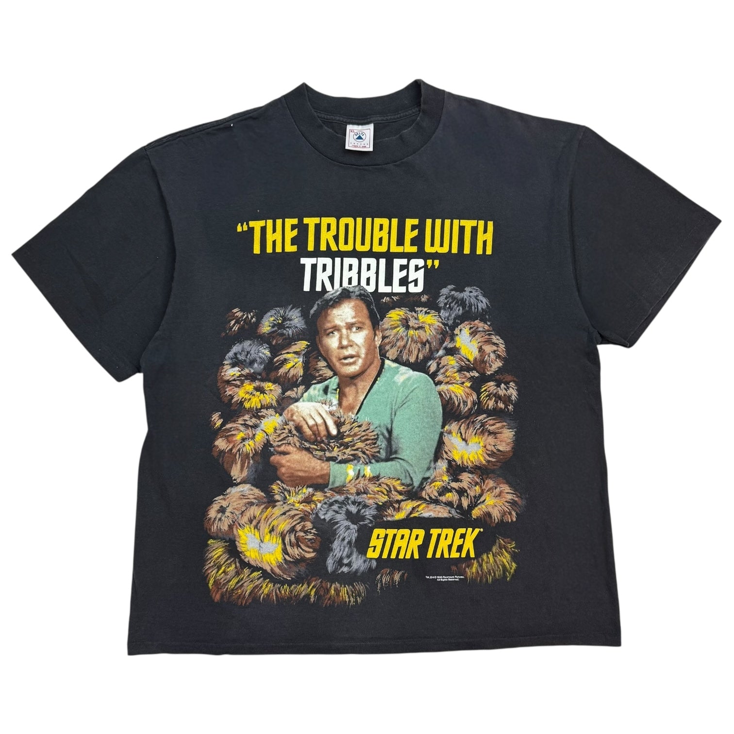 1993 Star Trek ‘The Trouble With Tribbles’ Tee Black