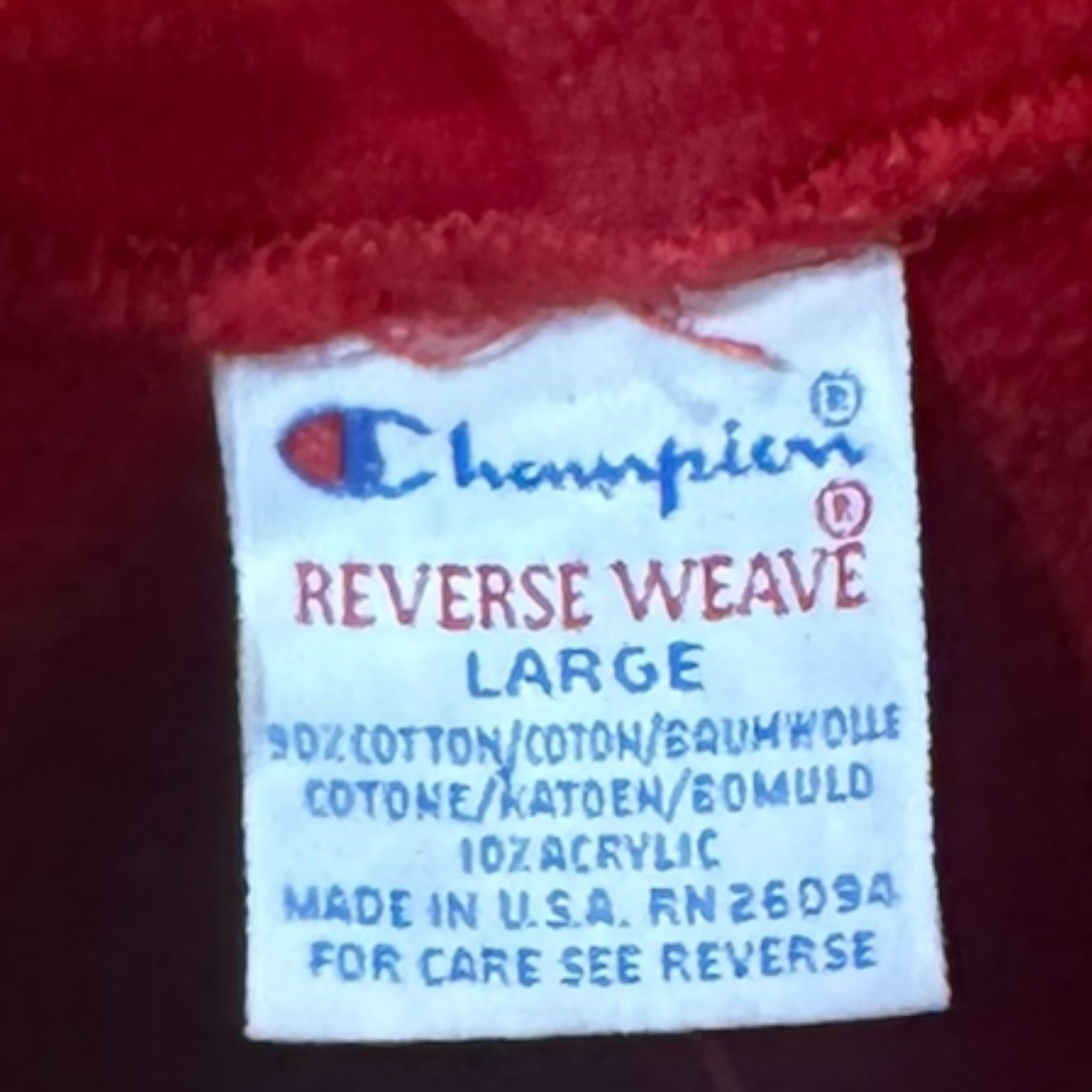 Vintage Boston University Champion Reverse Weave Hoodie