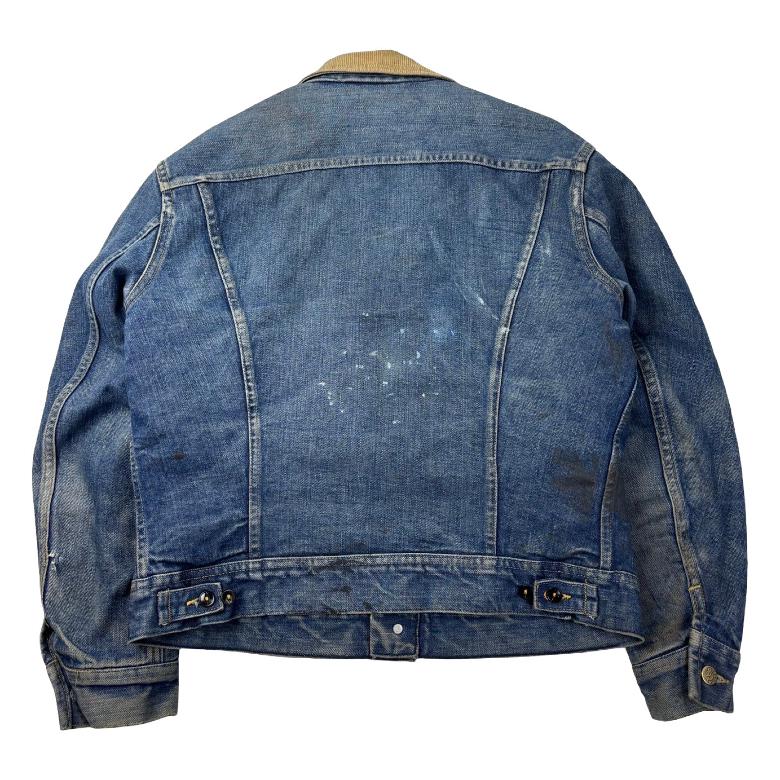 Vintage 70’s Lee Storm Rider Denim Trucker Jacket Dark Wash