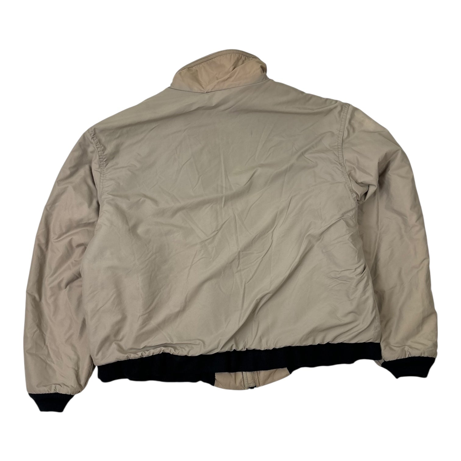 Vintage LL Bean Lined Windbreaker Jacket Tan