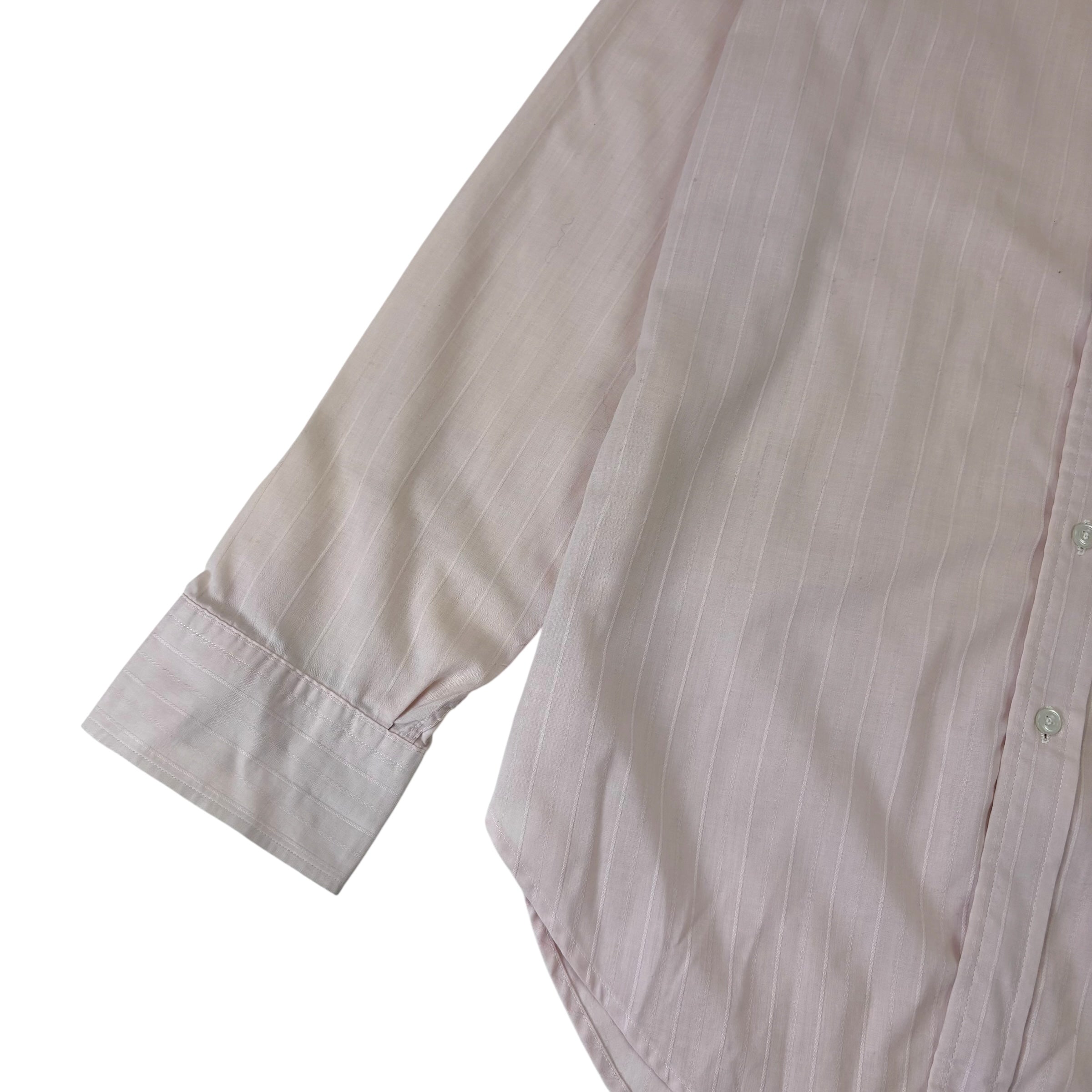 Vintage Christian Dior Dress Shirt Light Pink