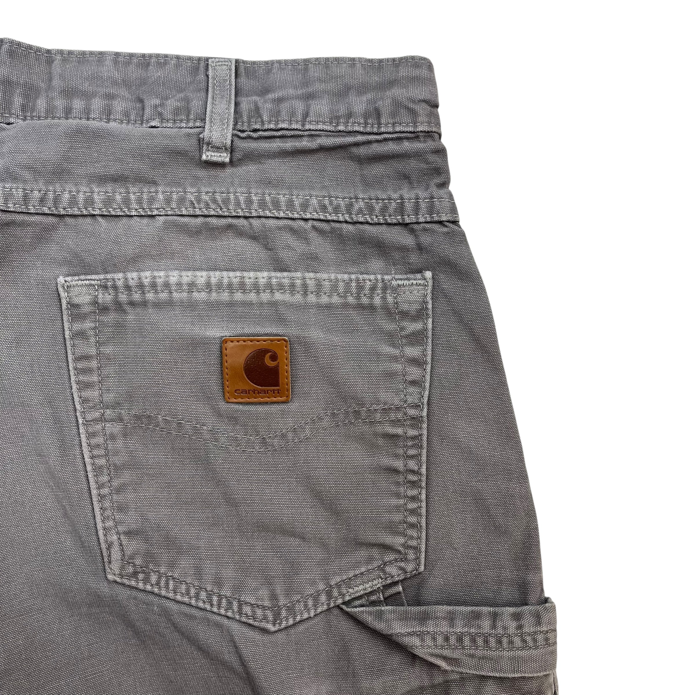 Vintage Carhartt Dungaree Pants Light Grey