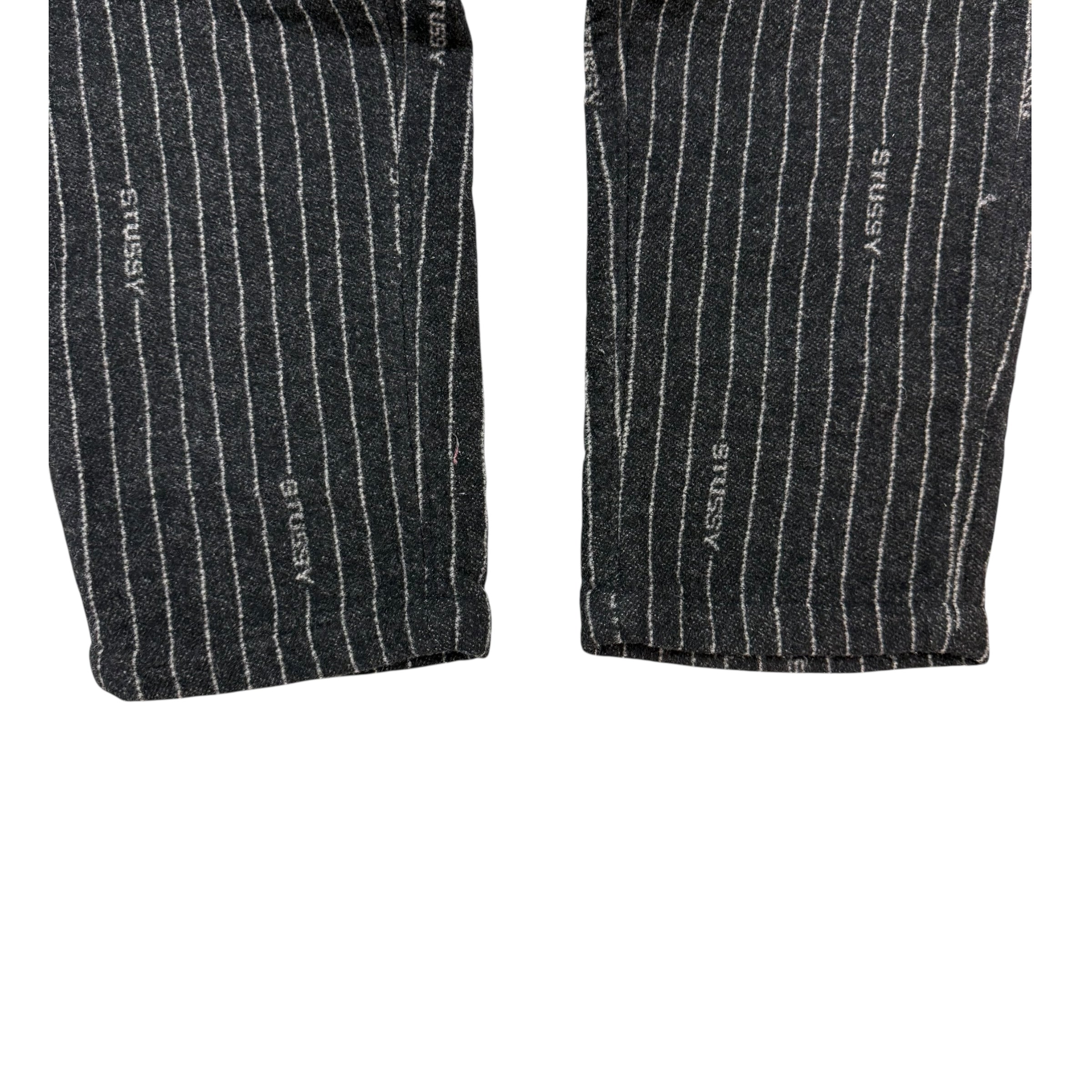 Nike x Stussy Striped Wool Pants Black/White