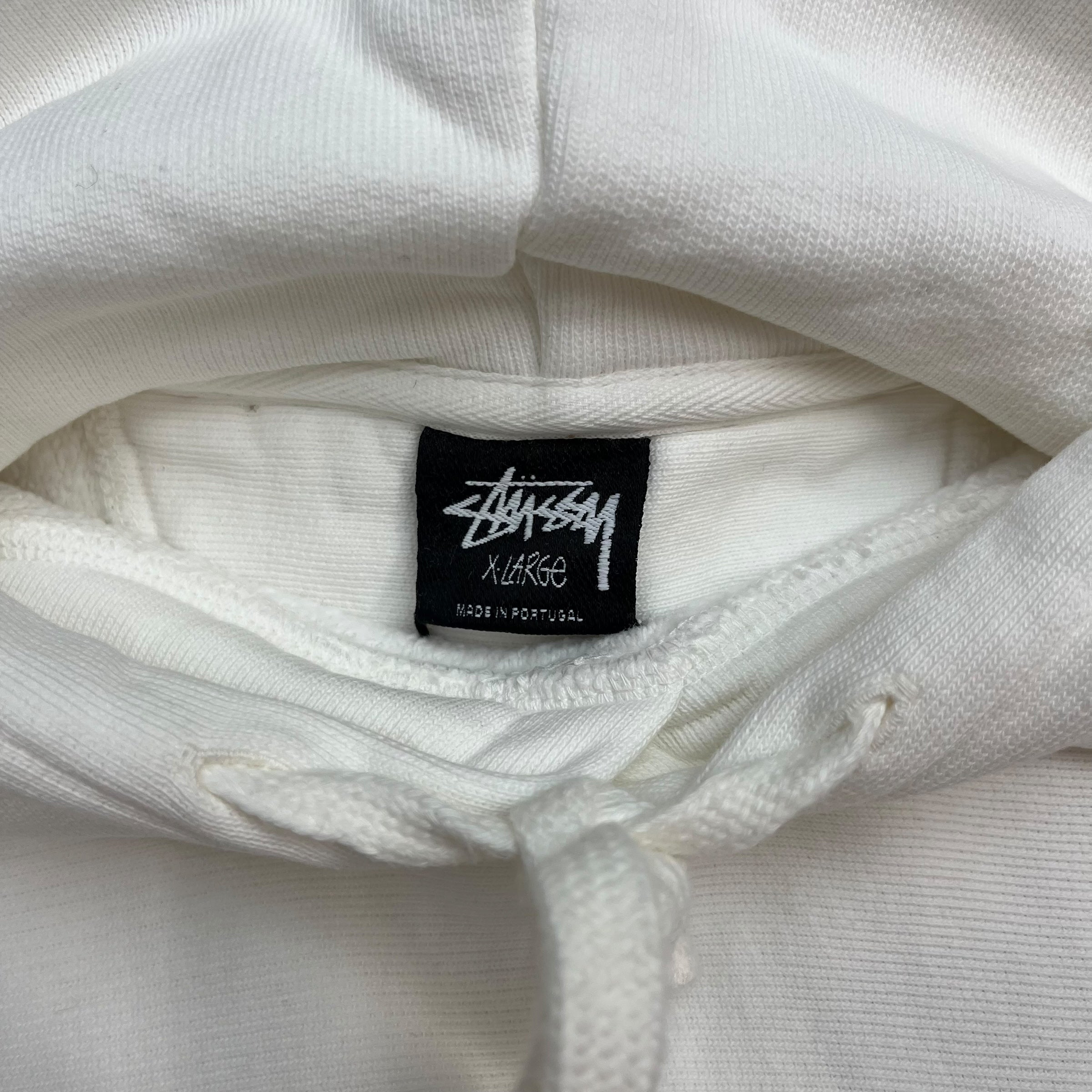 Stussy Blank Hoodie White