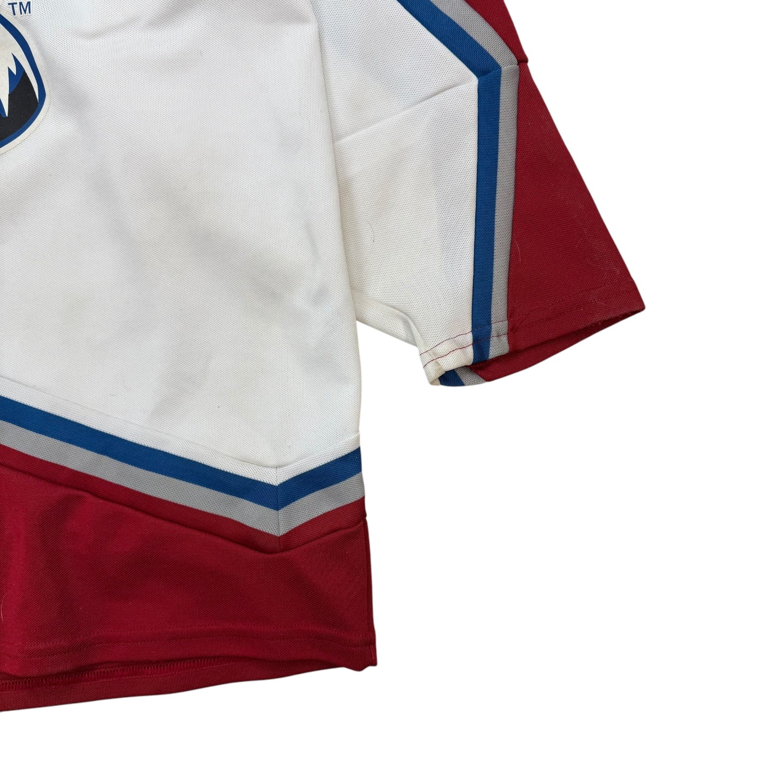 Vintage CCM Colorado Avalanche Away Jersey White