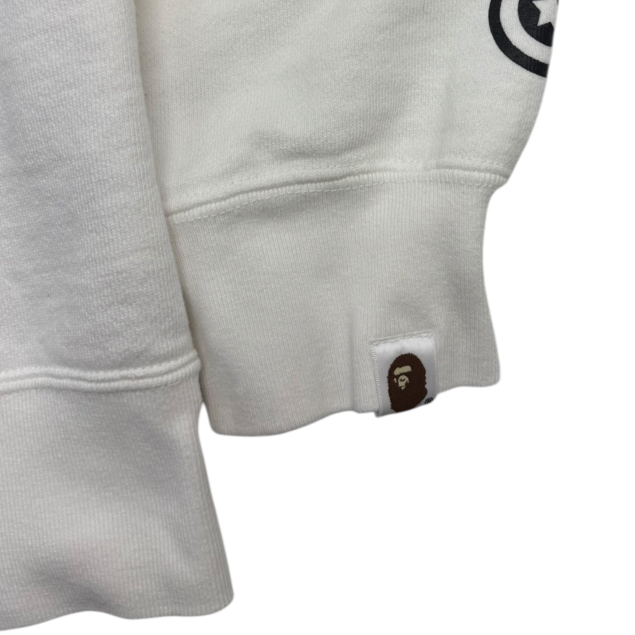 Bape White Tiger Full Zip Hoodie