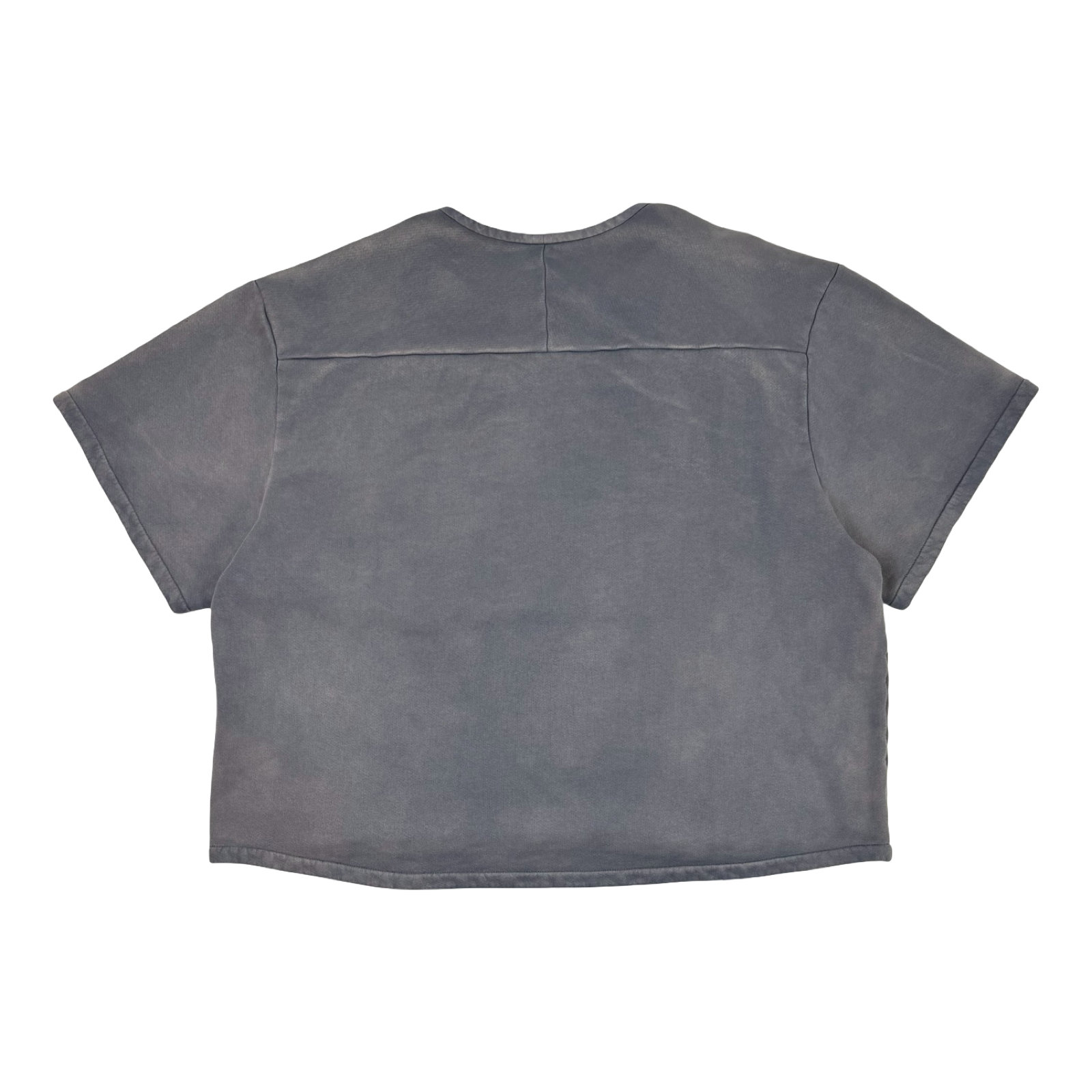 Yeezy Gap Engineered by Balenciaga Fleece Yoke T-Shirt Washed Black