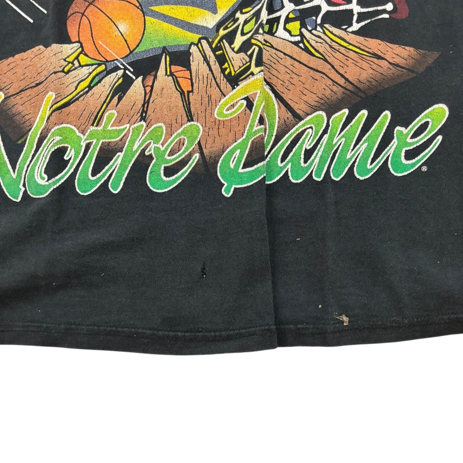 Vintage Notre Dame Fighting Irish T-Shirt Black