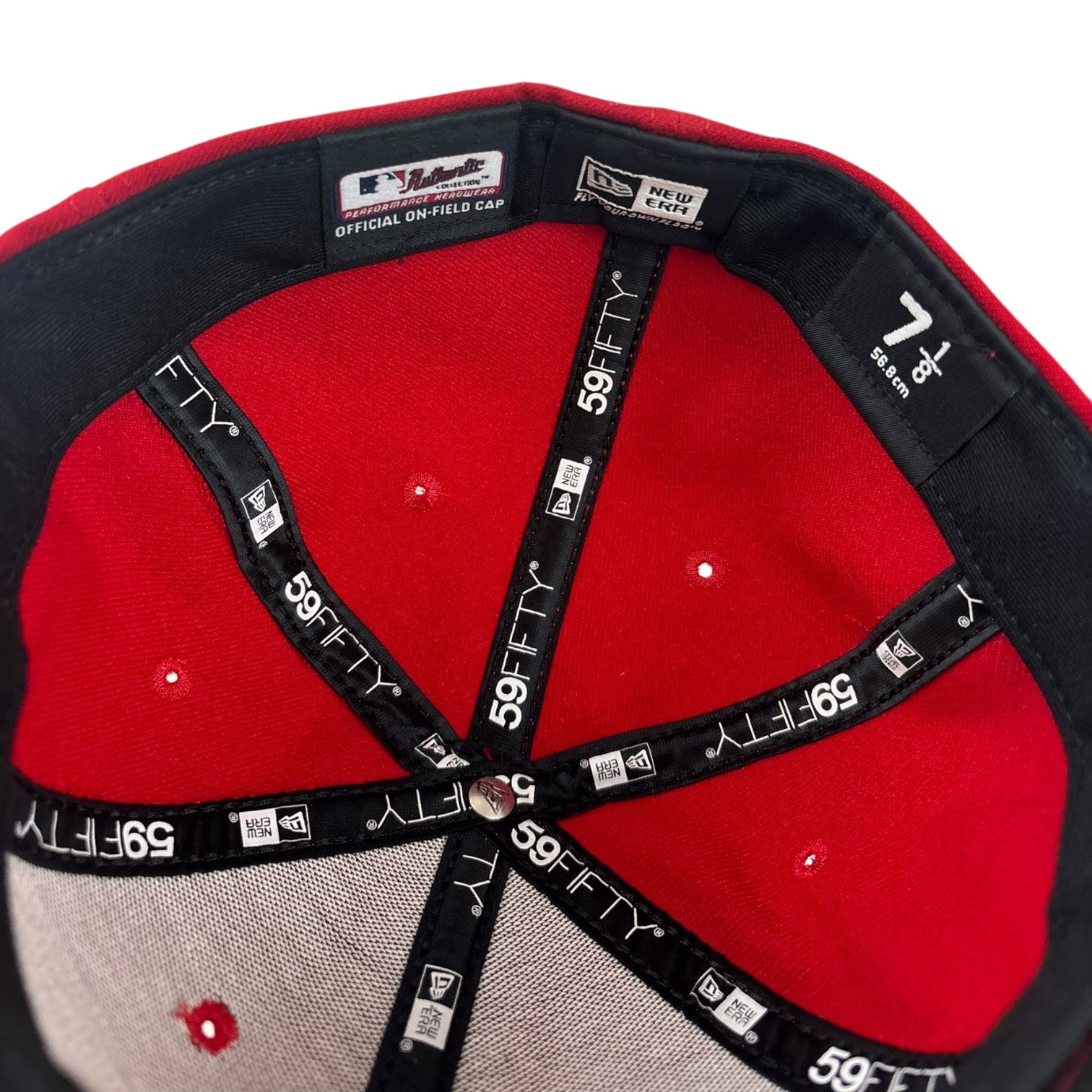 New Era Cincinnati Reds Fitted Hat Red