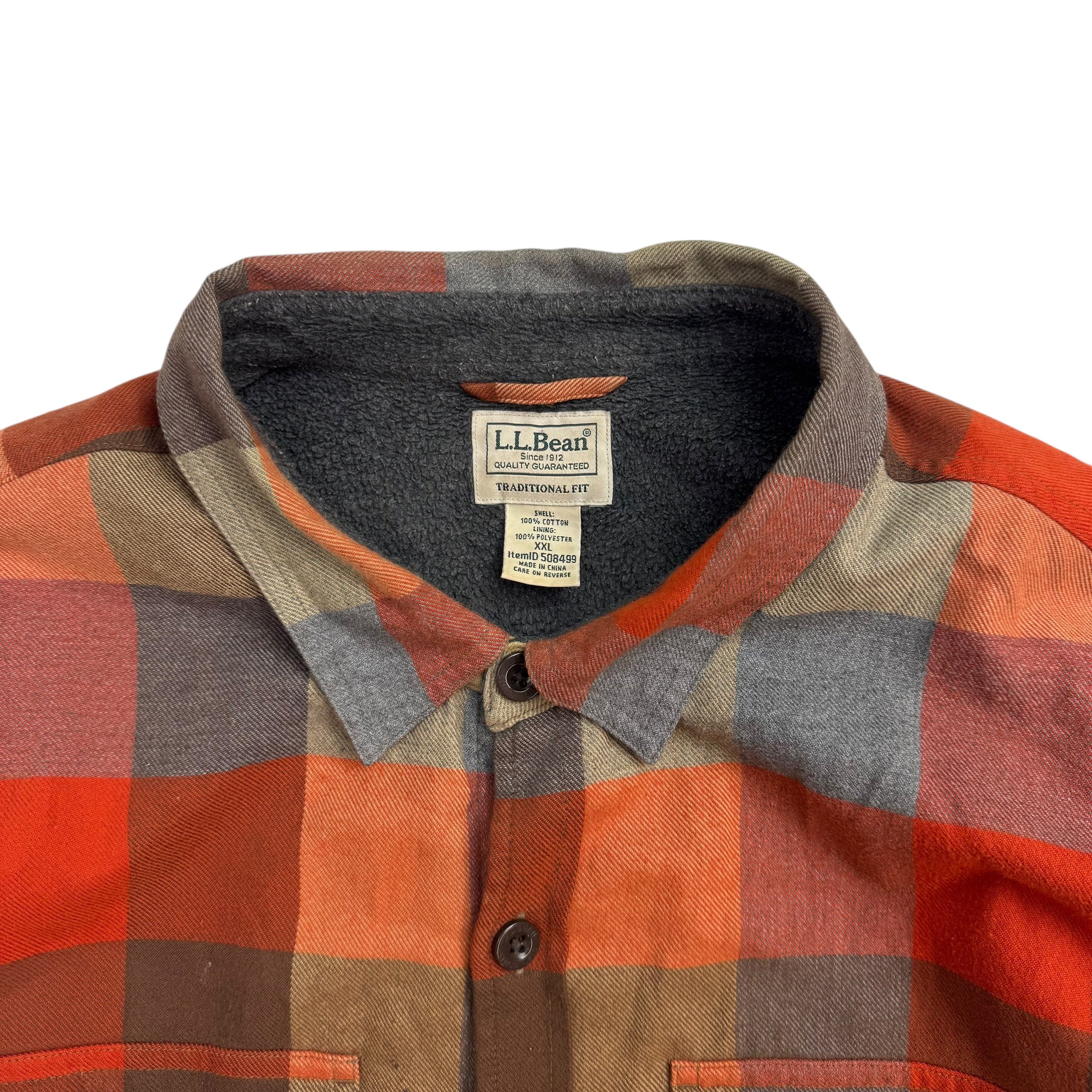 Vintage LL Bean Plaid Flannel Jacket