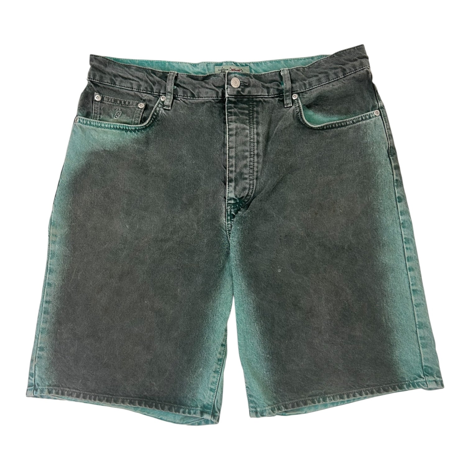 Stussy Big Ol Jean Shorts Spray Dye