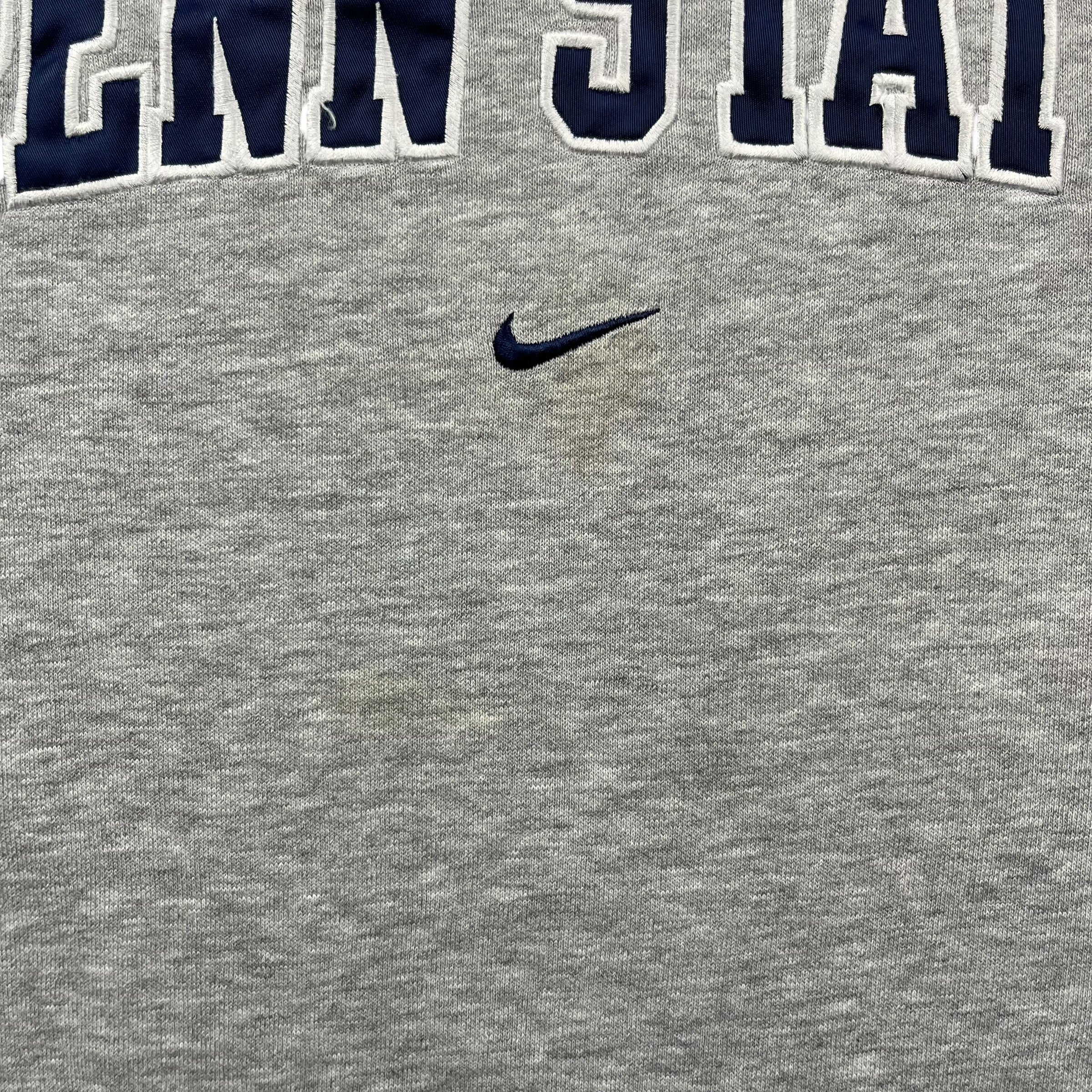 Vintage Nike Penn State Crewneck Light Grey