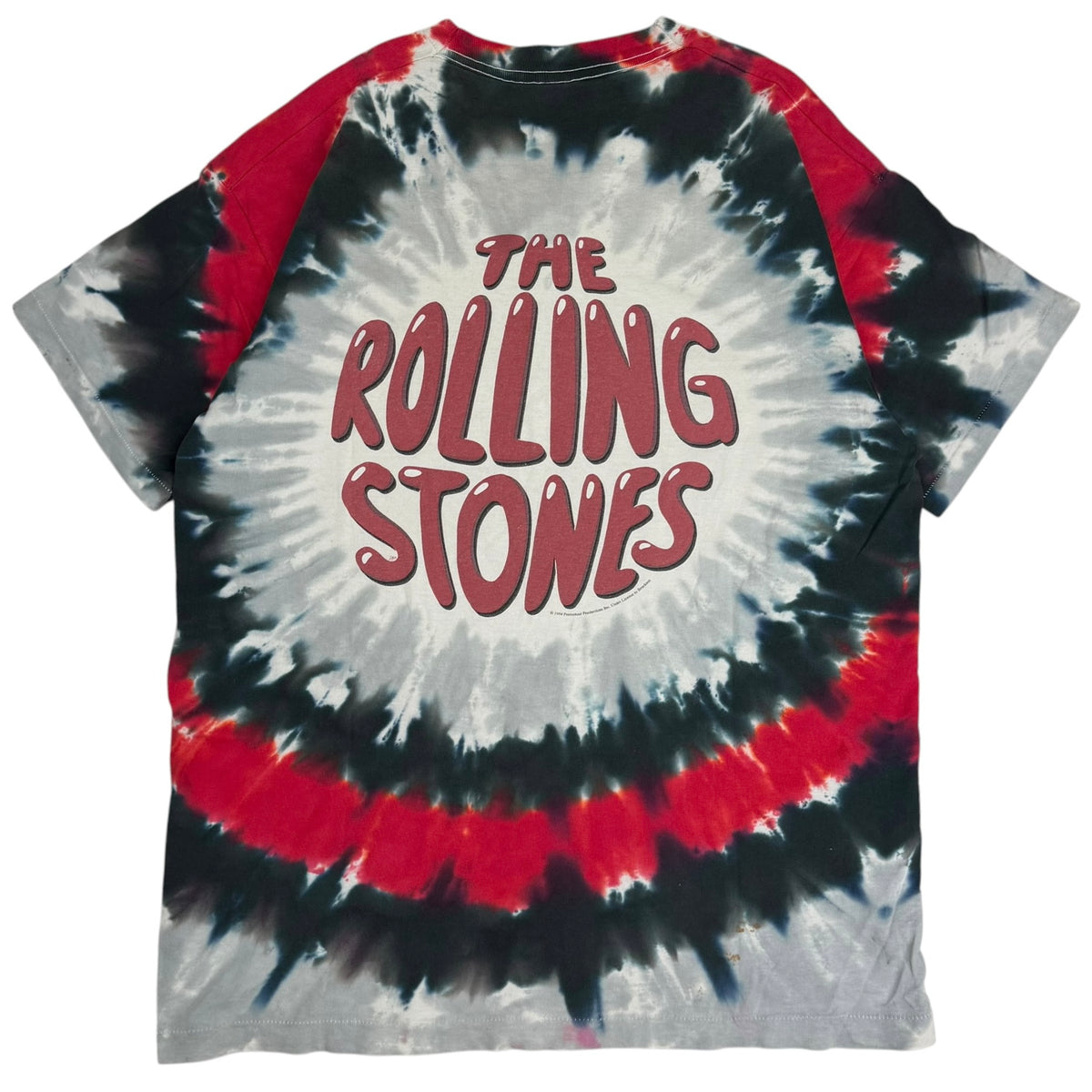 1994 The Rolling Stones Tie Dye Tee Red