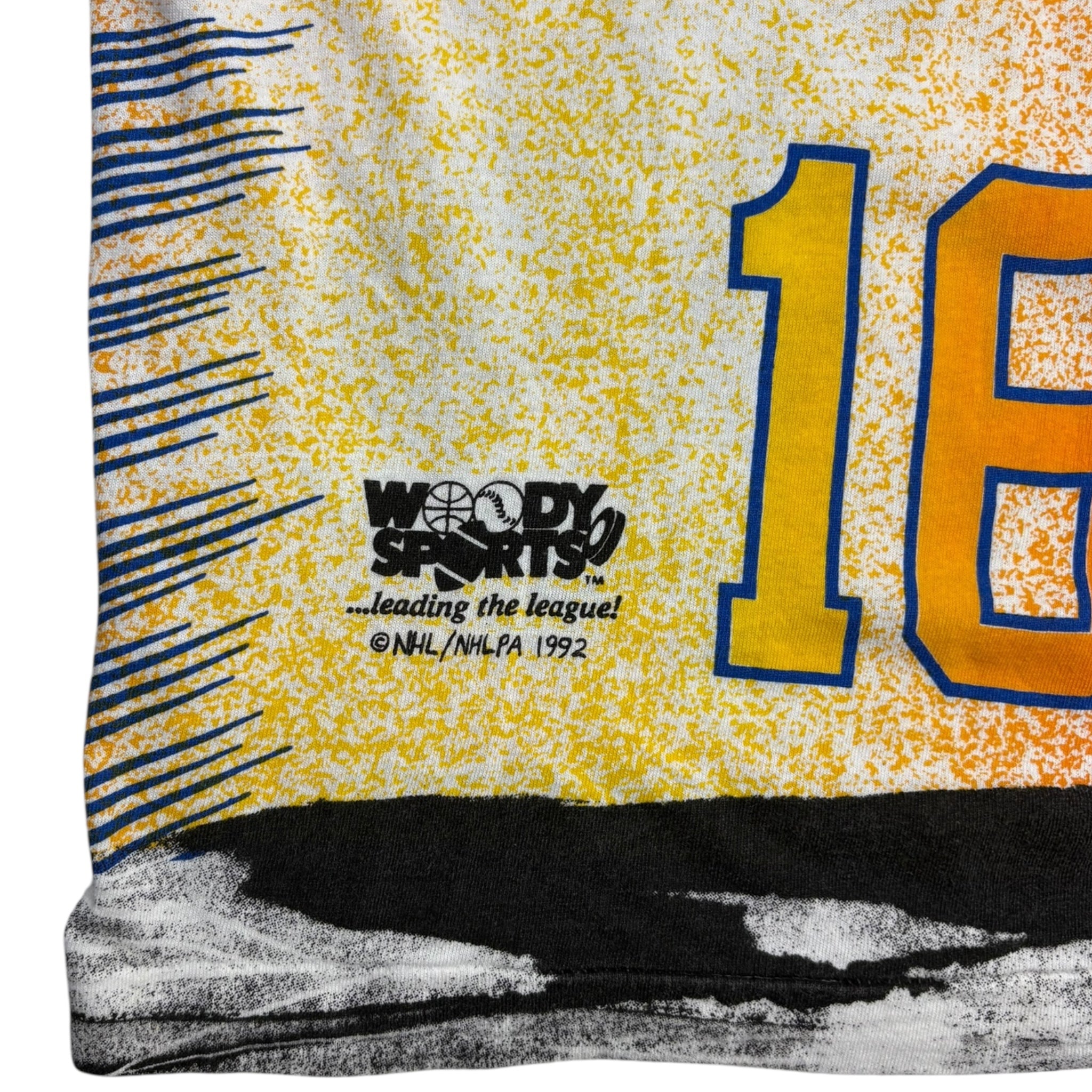 1992 St Louis Blues Brett Hull AOP T-Shirt