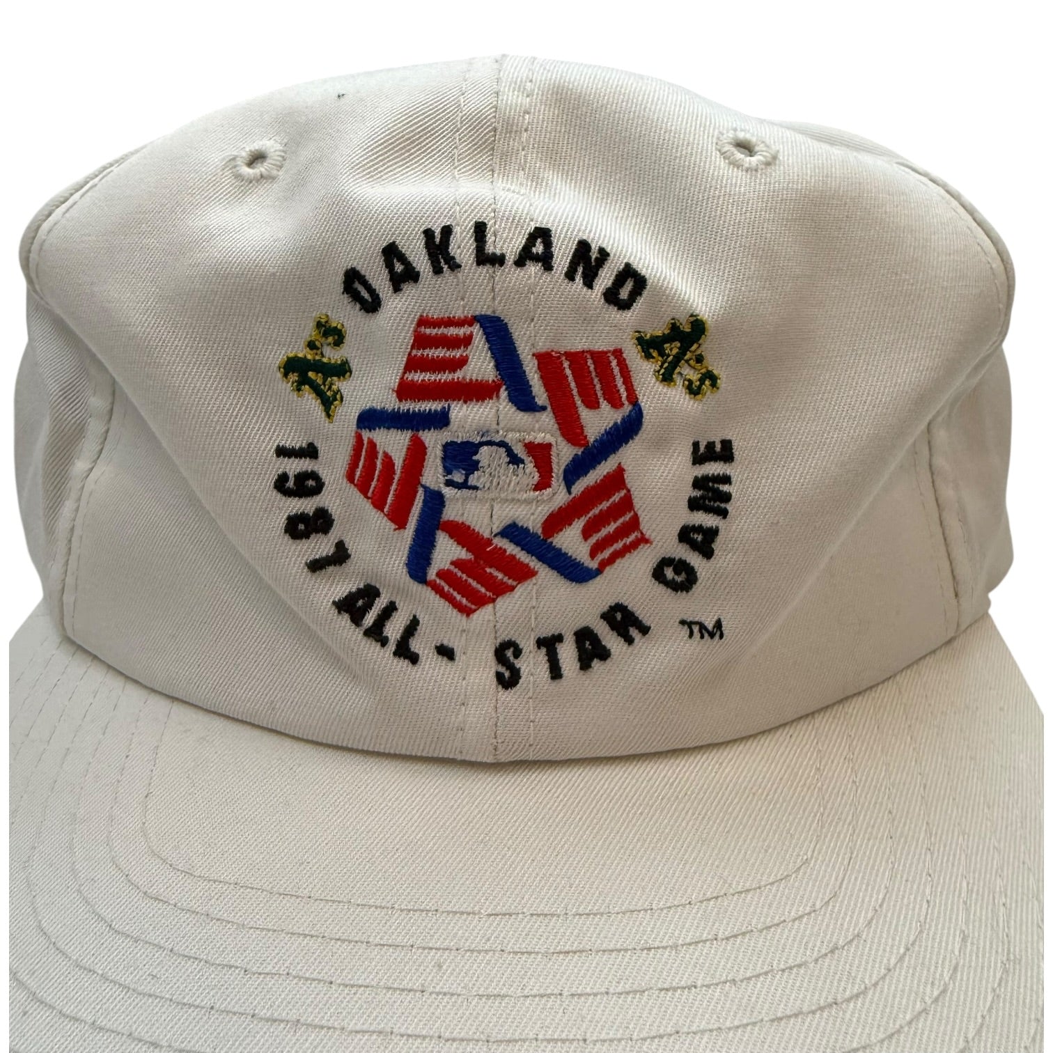 1987 Oakland A’s All Star Game Hat White