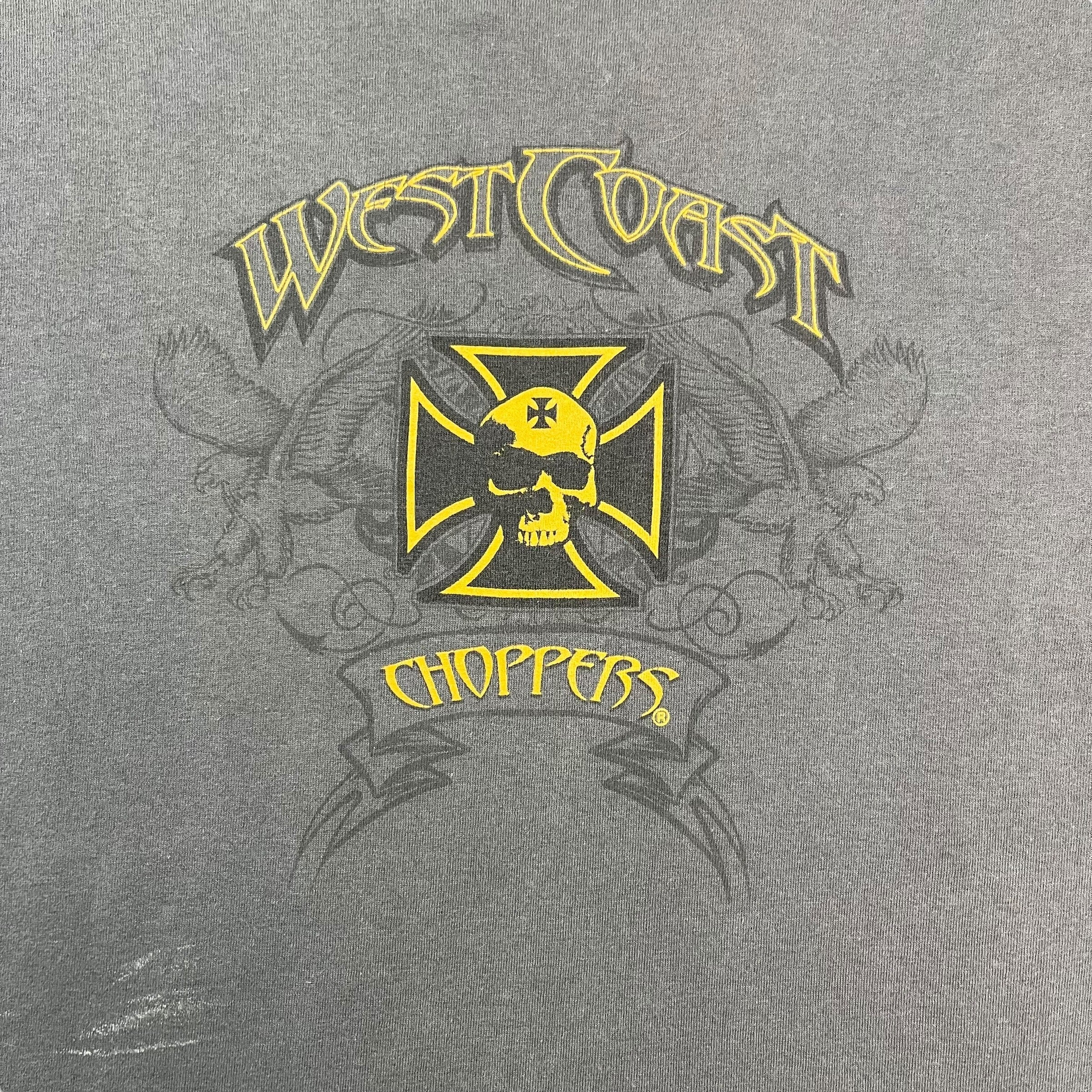 Vintage West Coast Choppers Long Sleeve Tee Grey