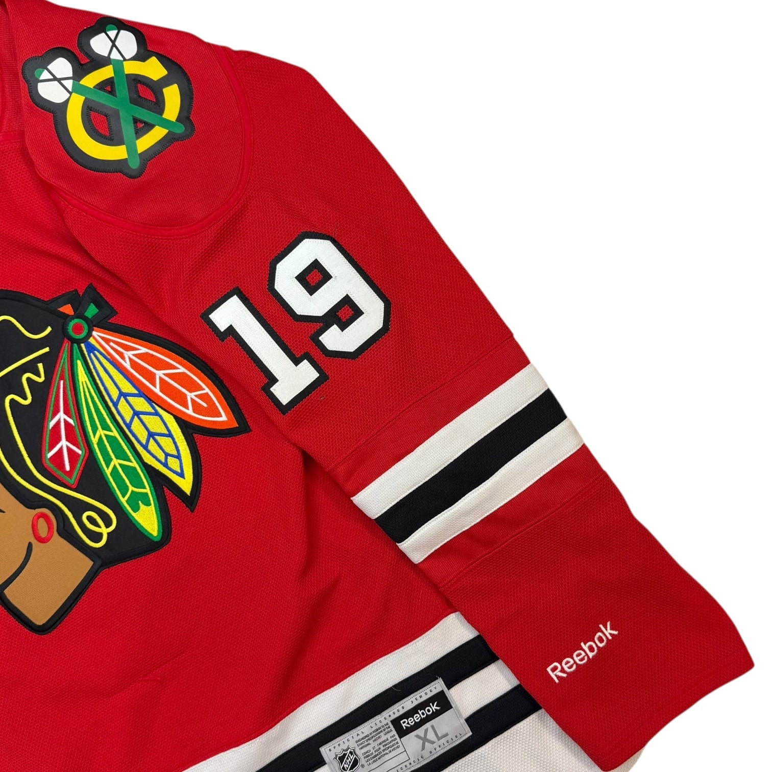 Vintage Reebok Chicago BlackHawks Jonathan Toews Home Jersey Red