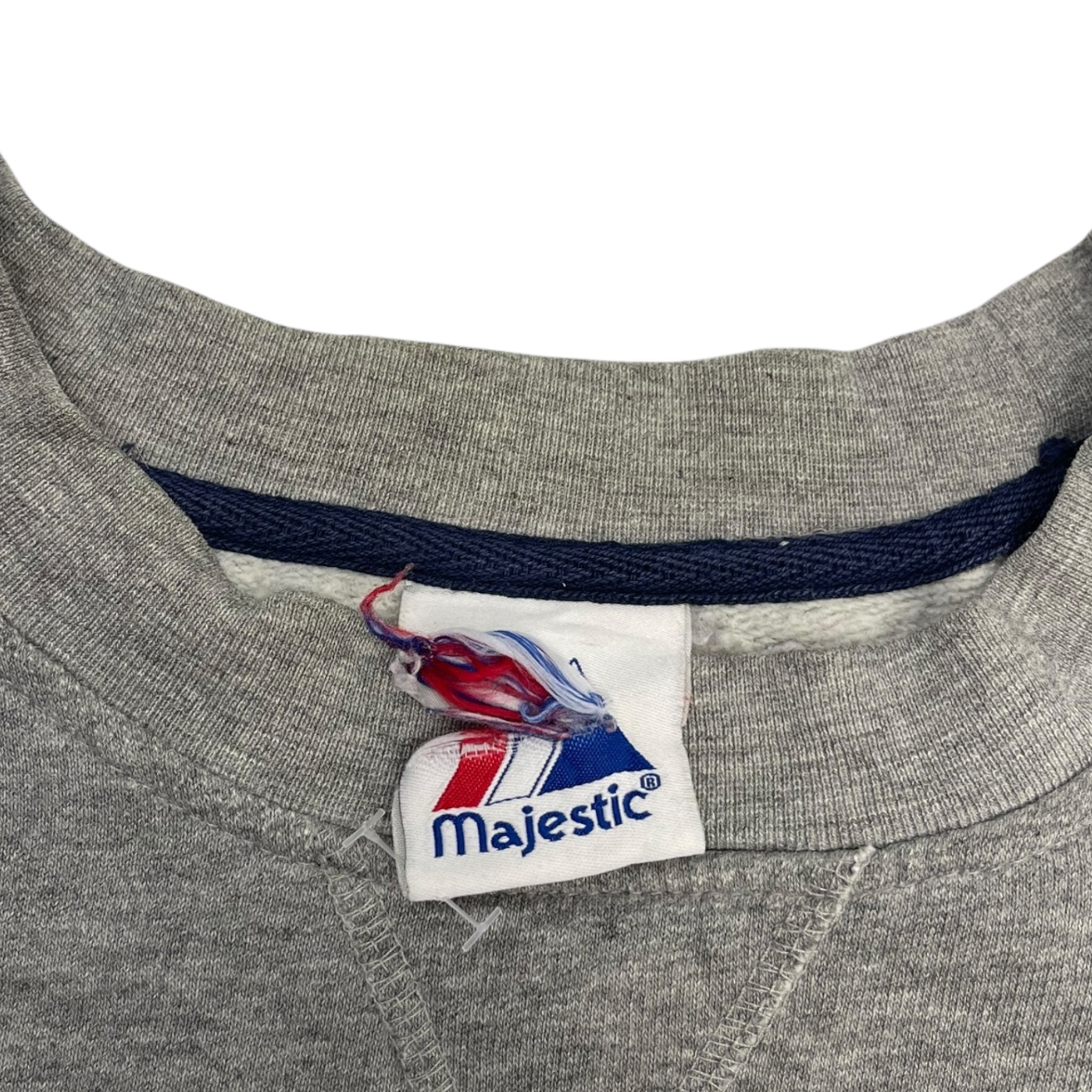 Vintage Majestic New York Yankees Crewneck Sweatshirt Grey