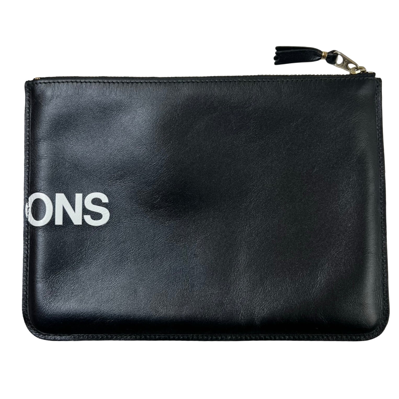 Comme Des Garçons Huge Logo Zip Pouch