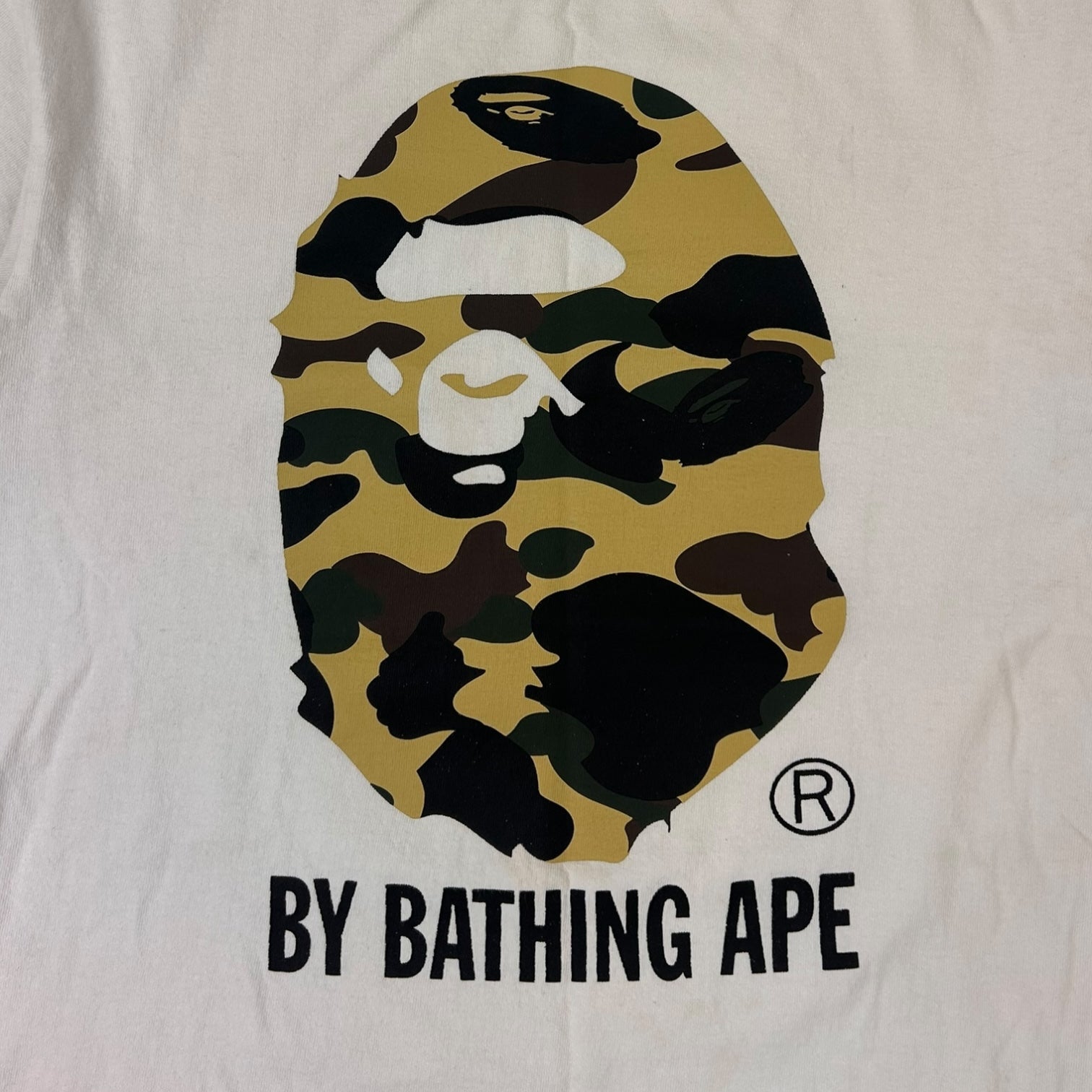 Bape 1st Camo Head T-Shirt White