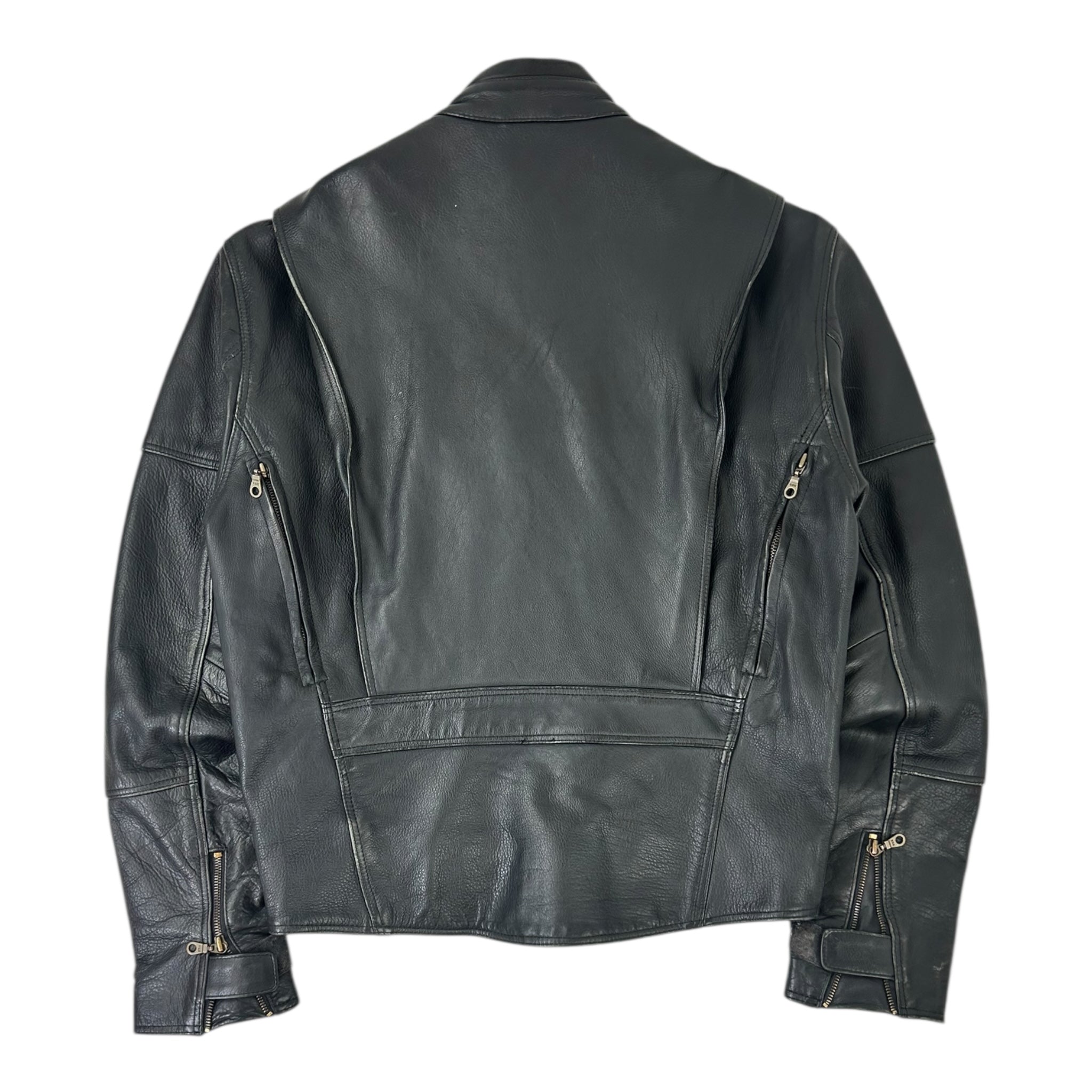 Vintage Leather Biker Jacket