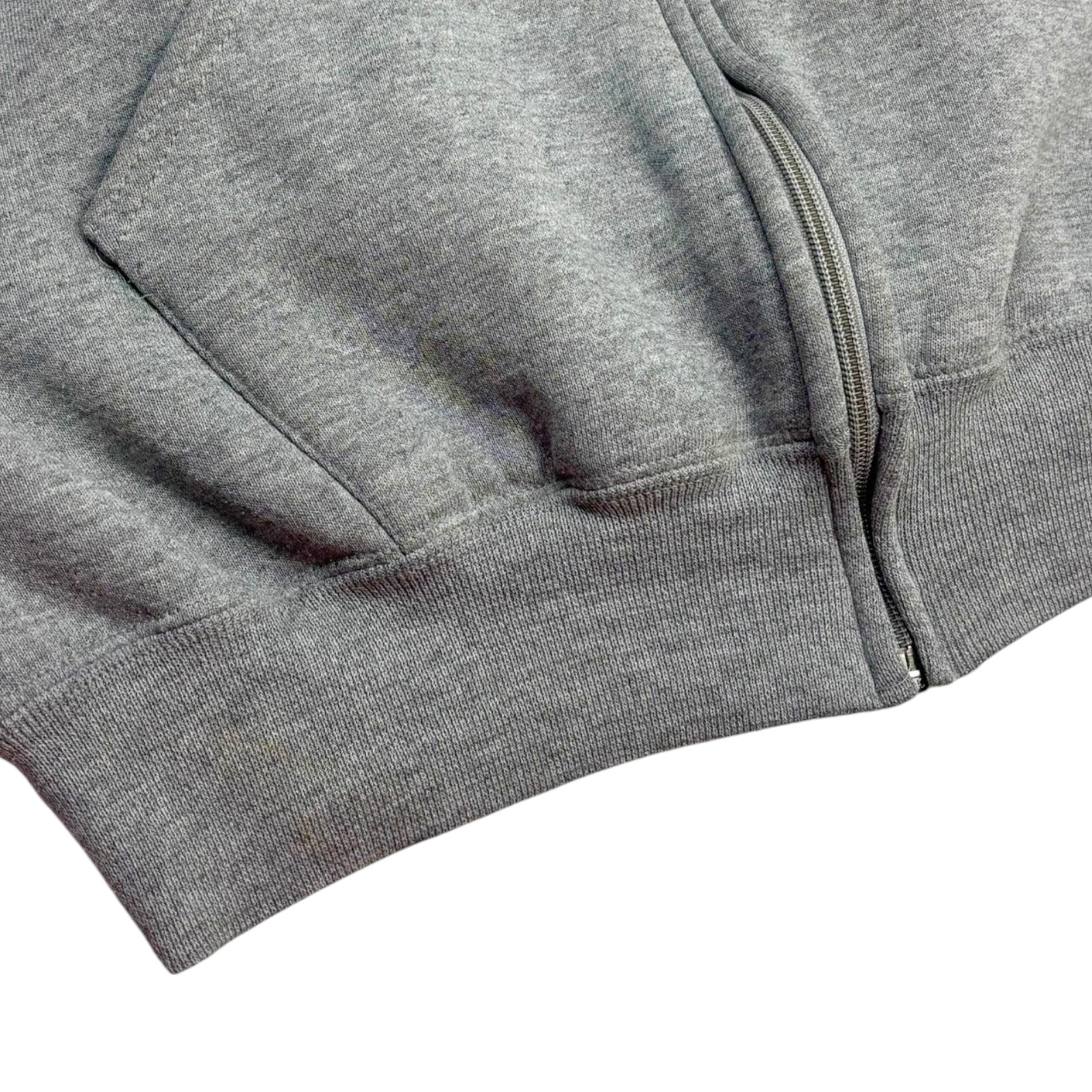 Vintage Russell Athletic Zip-Up Hoodie Grey