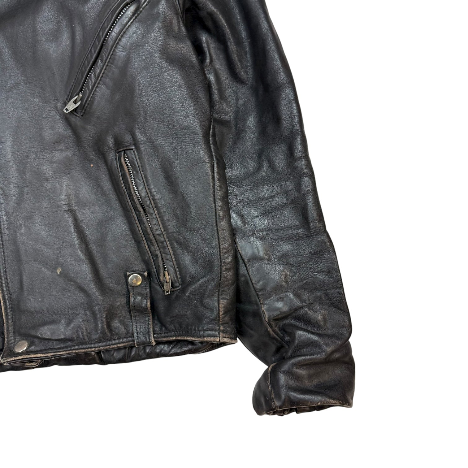 Vintage Bristol Leather Jacket Black