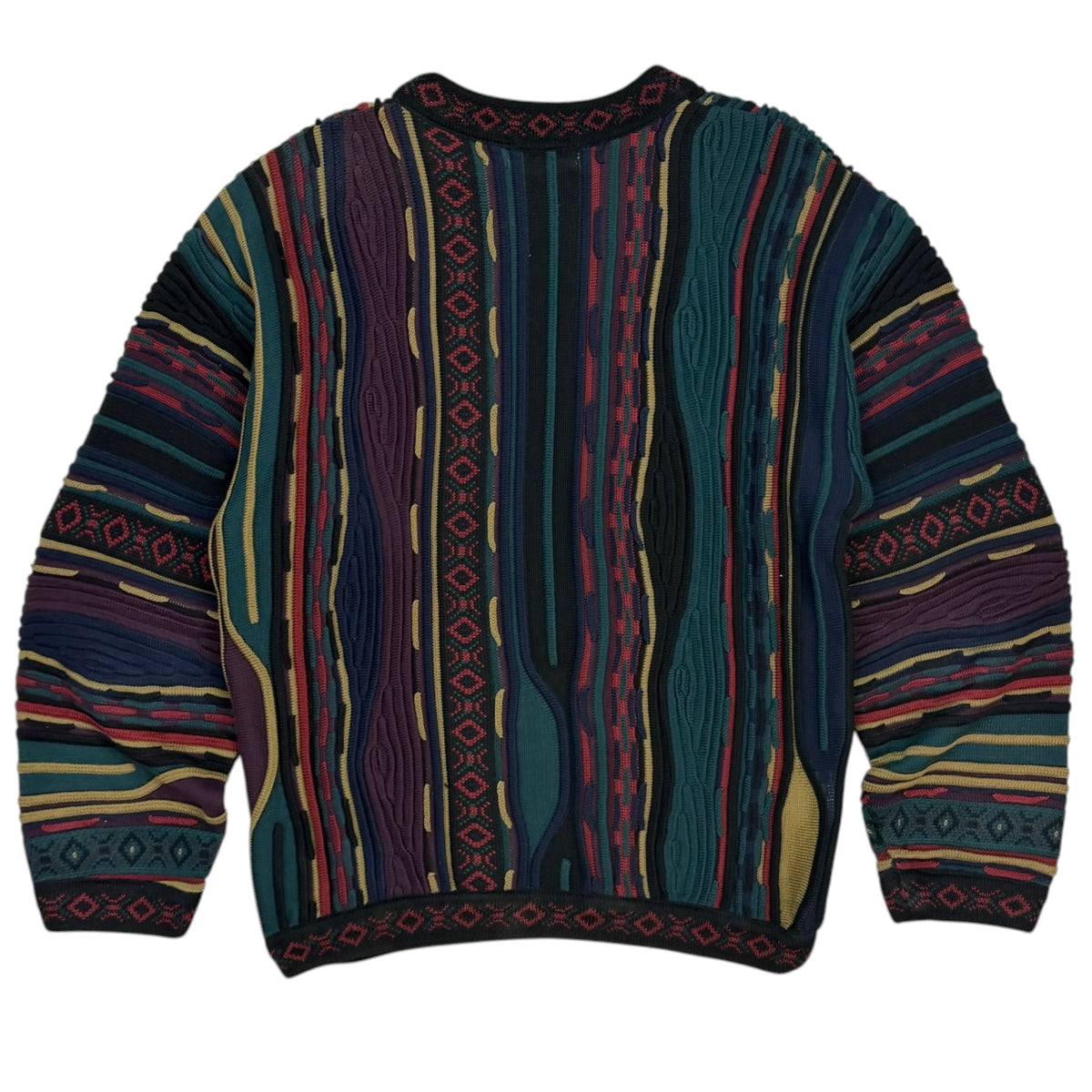 Vintage Bosa 3D Knit Sweater Multicolor