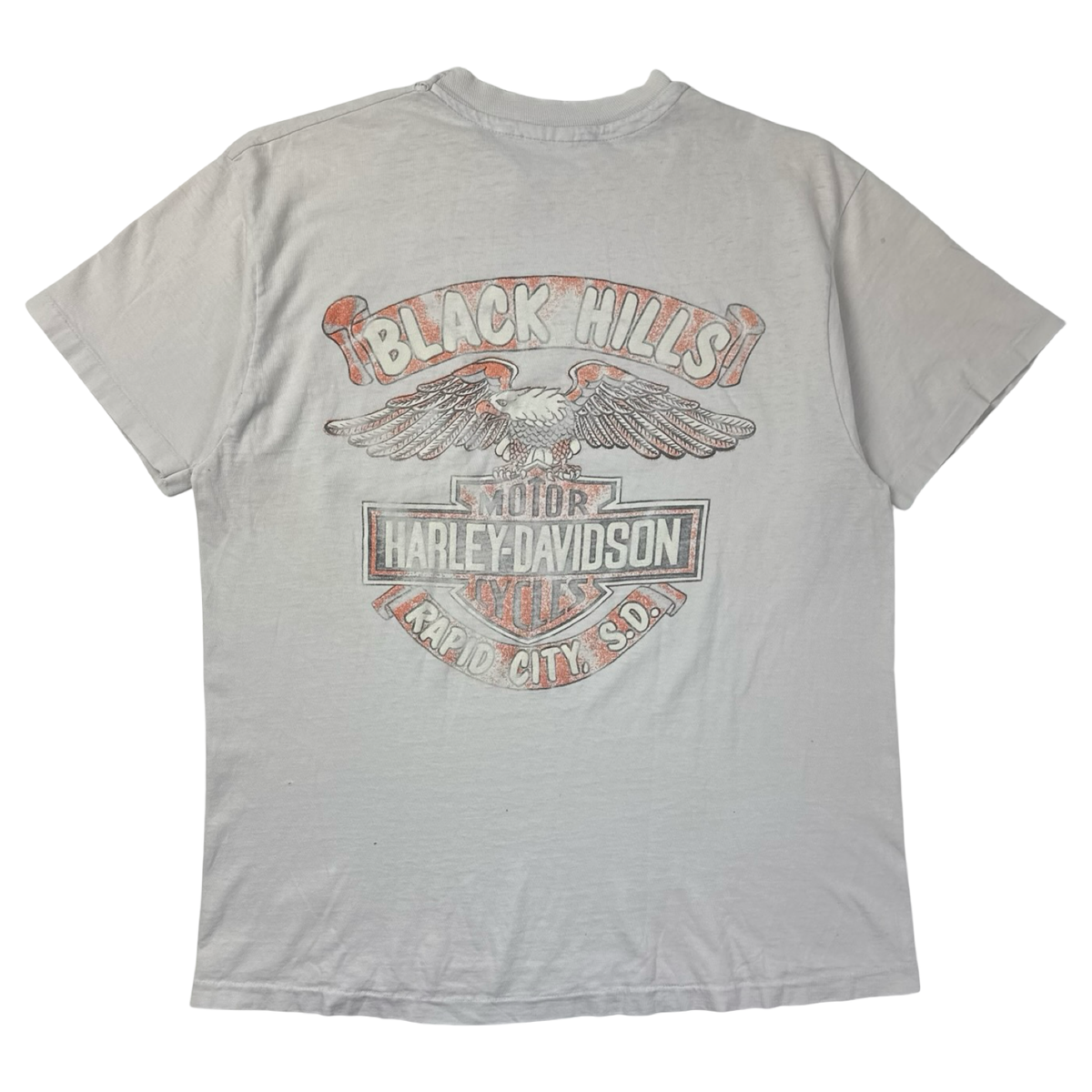 Vintage Harley Davidson Pocket T-Shirt Distressed