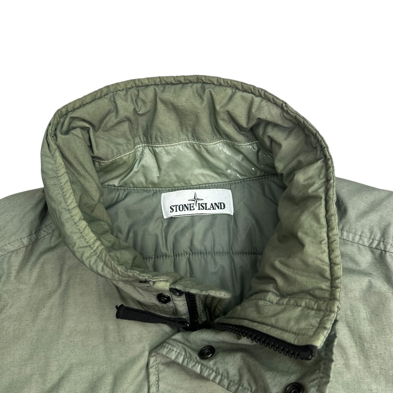 Stone Island Naslan Light Watro Field Jacket Sage Green