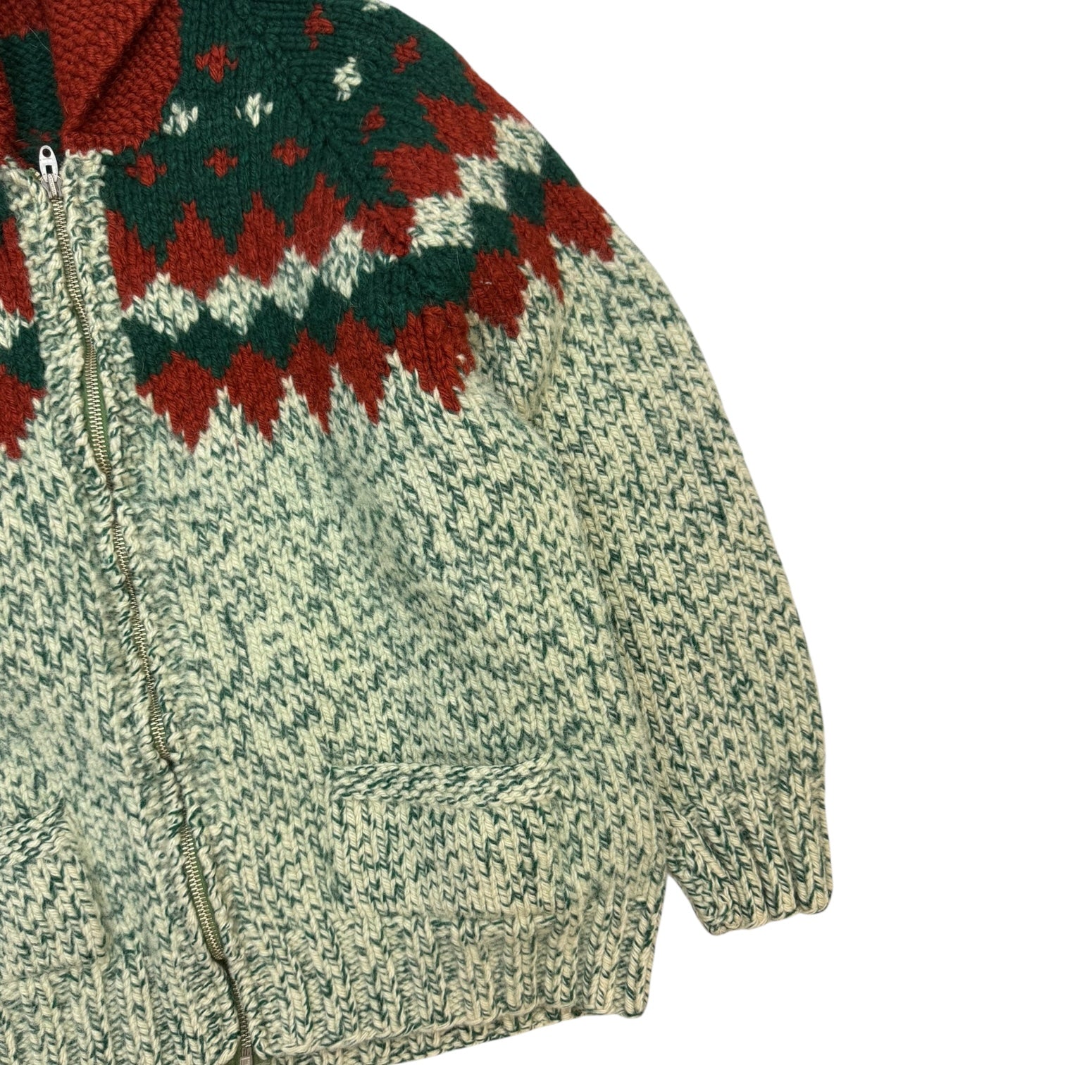 Vintage Cowichan Knit Sweater