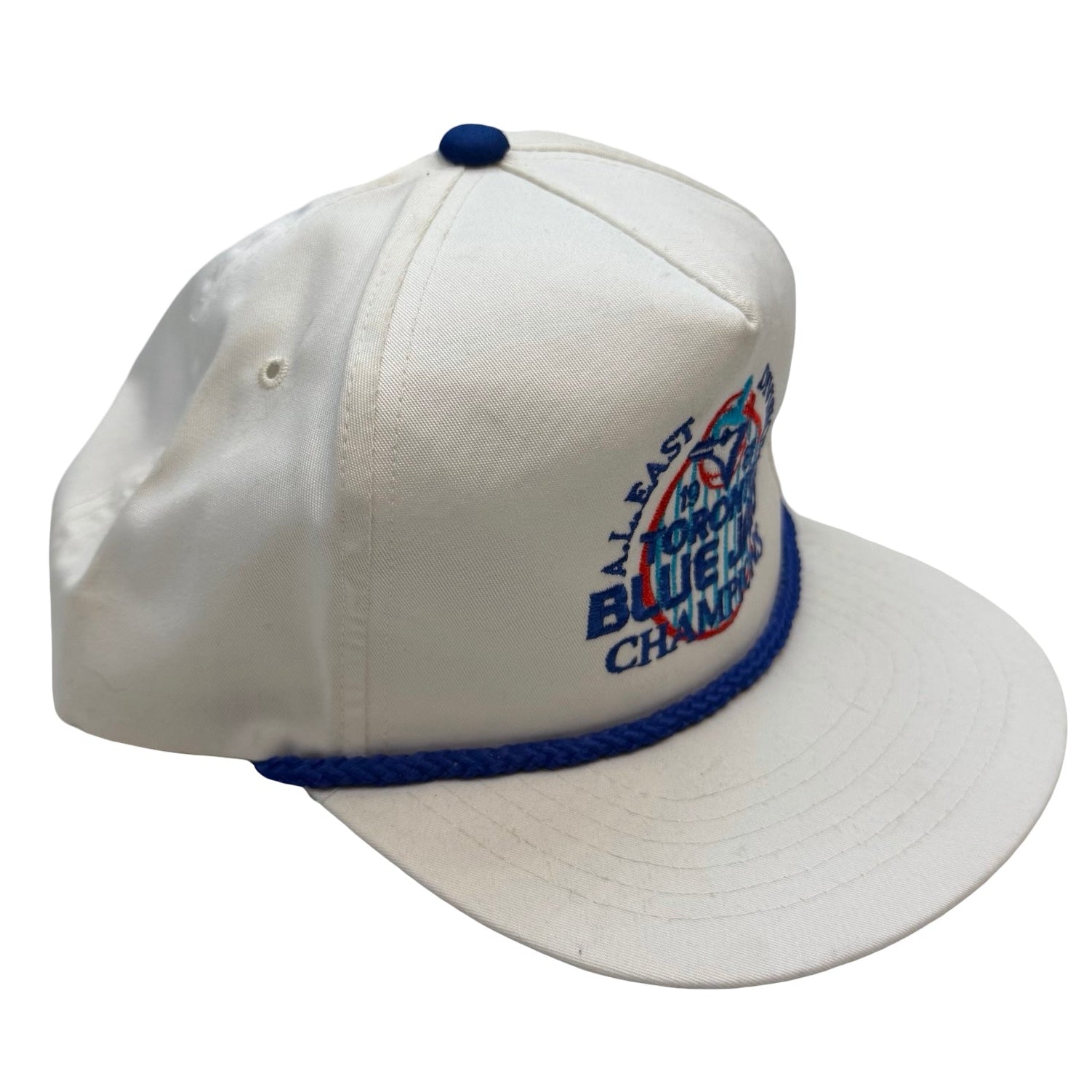 1989 Toronto Blue Jays AL East Division Snapback Hat White