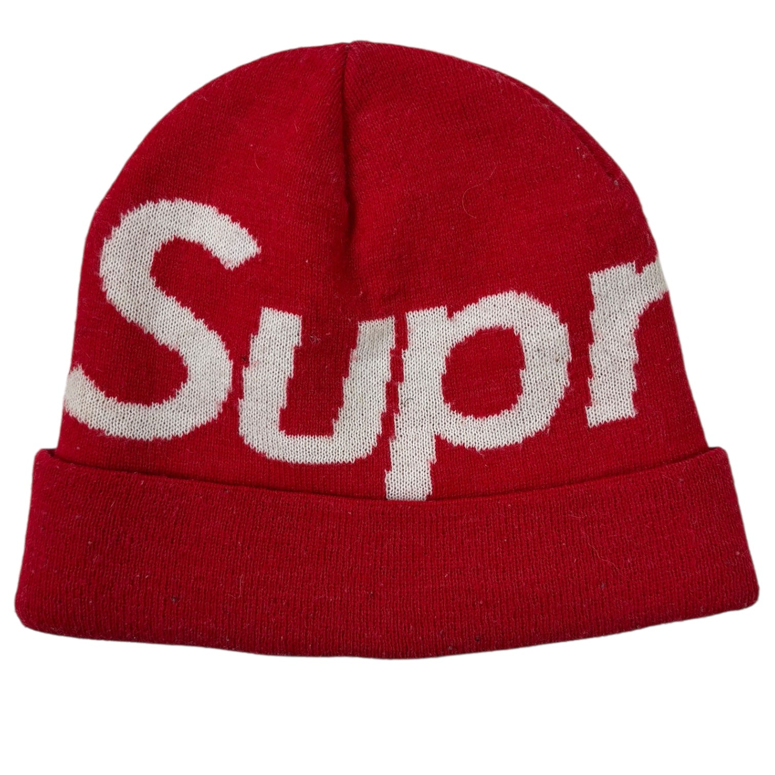 Supreme FW21 Big Logo Beanie Red