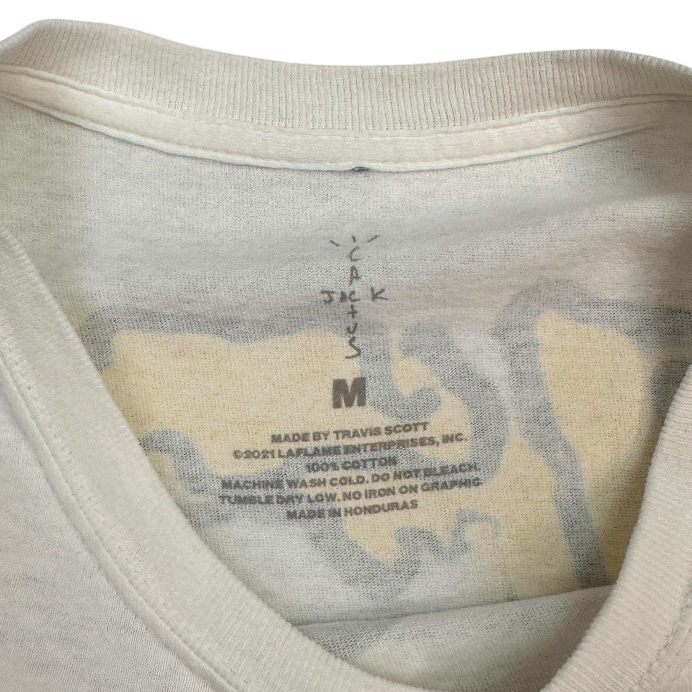 Travis Scott Cactus Jack x Kaws For Fragment T-Shirt White