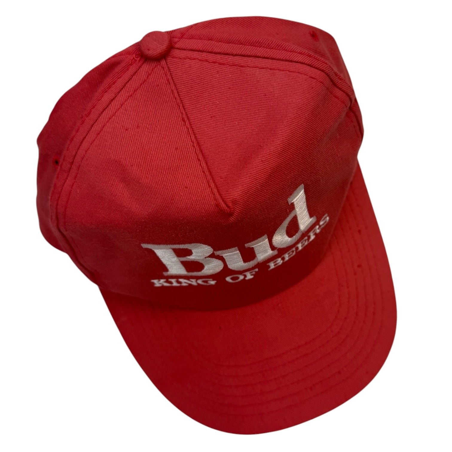 Vintage Bud King Of Beers Snapback Red