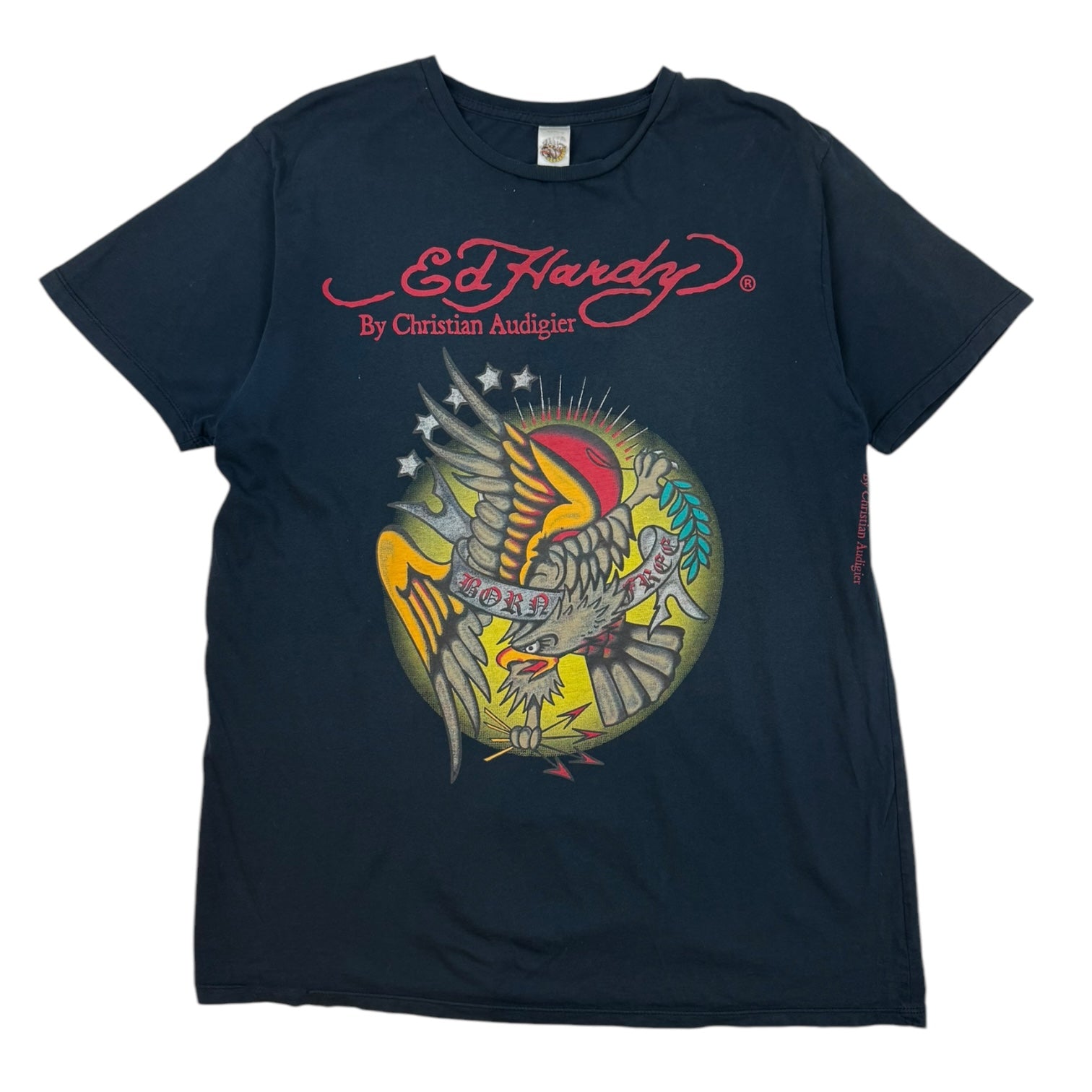 Vintage Y2K Ed Hardy Eagle T-Shirt Black