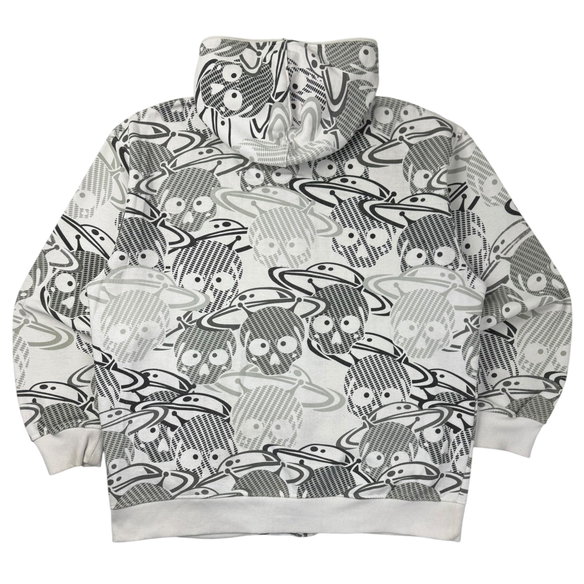 Vintage Urban Heritage Spaces & Skulls Full Zip Hoodie