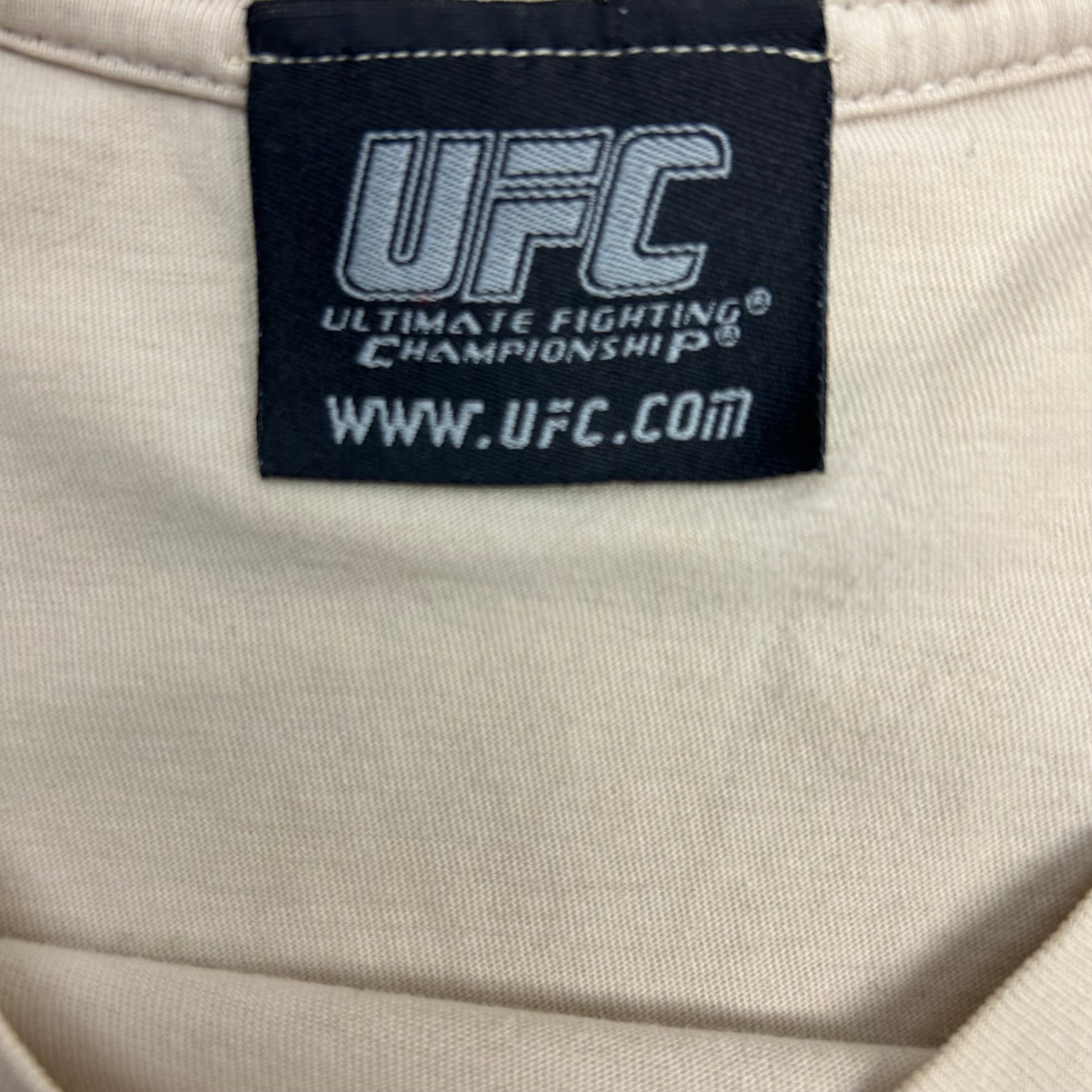 Vintage Y2K UFC Gradient Tee Brown
