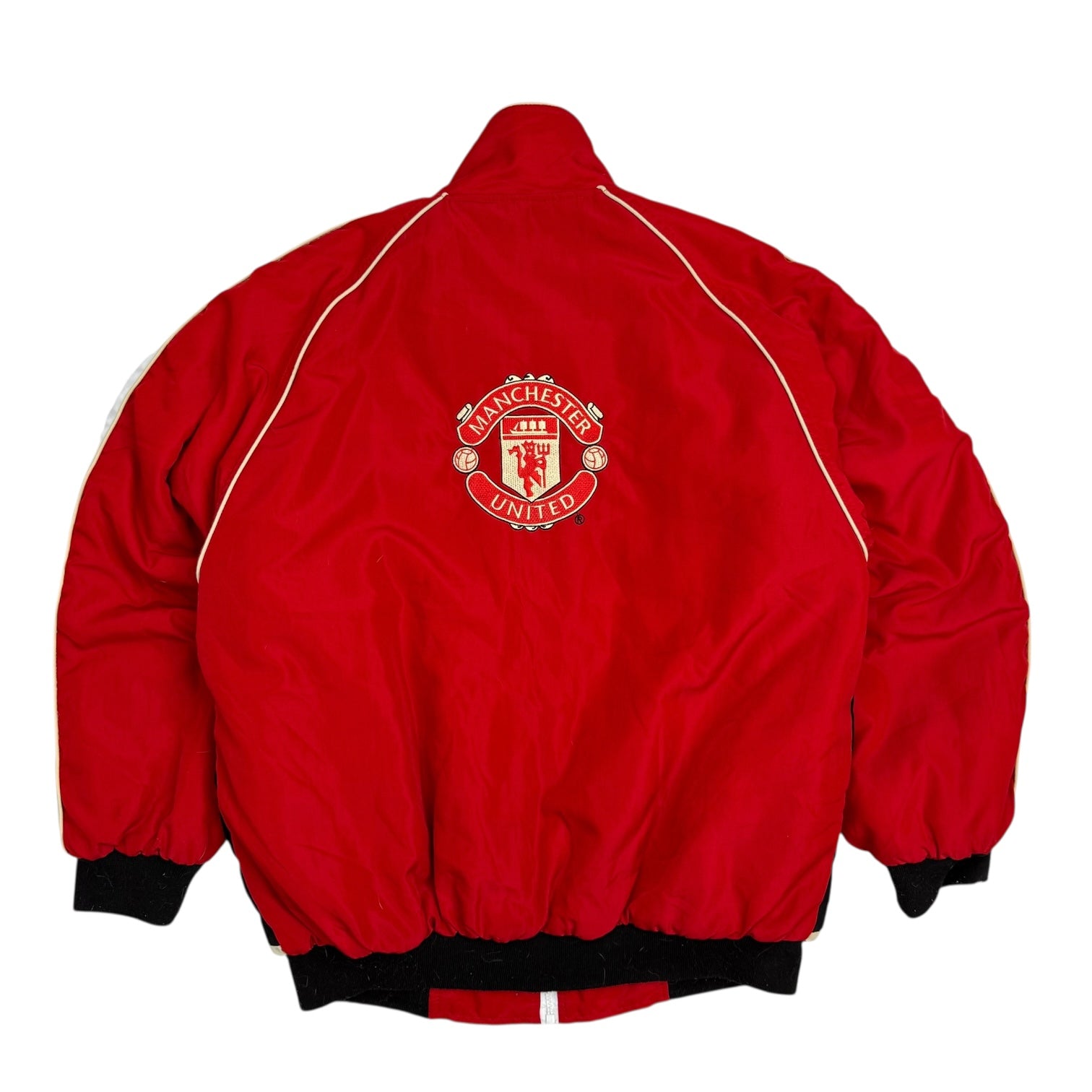 Vintage Manchester United Football Jacket Red