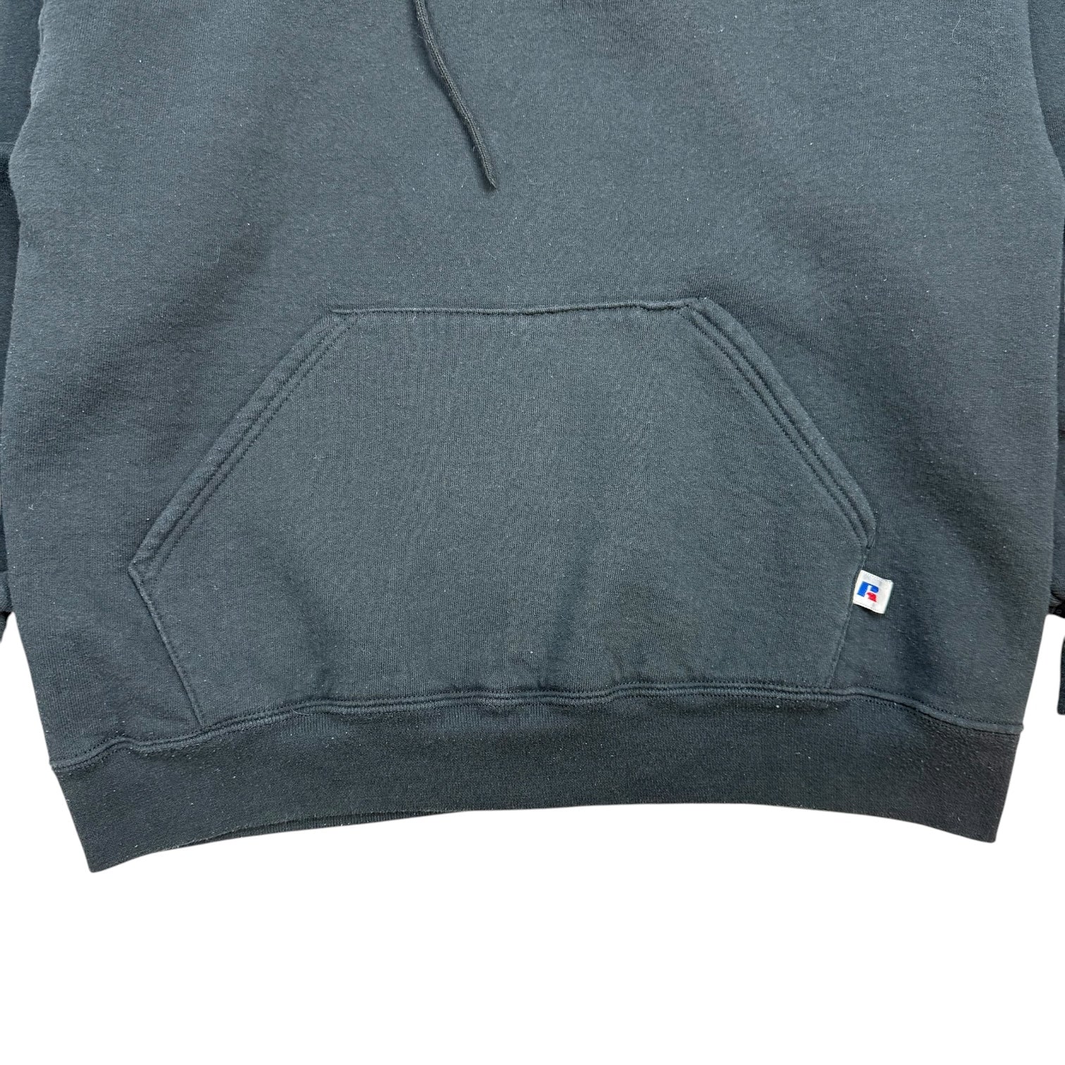 Vintage Russell Athletic Blank Hoodie Black