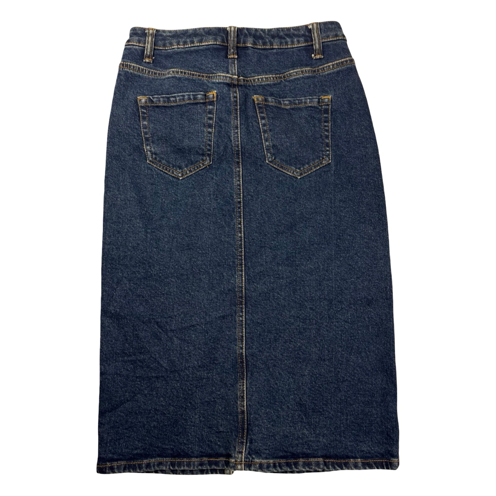 (W) Suzy Shier Jean Skirt Dark Wash