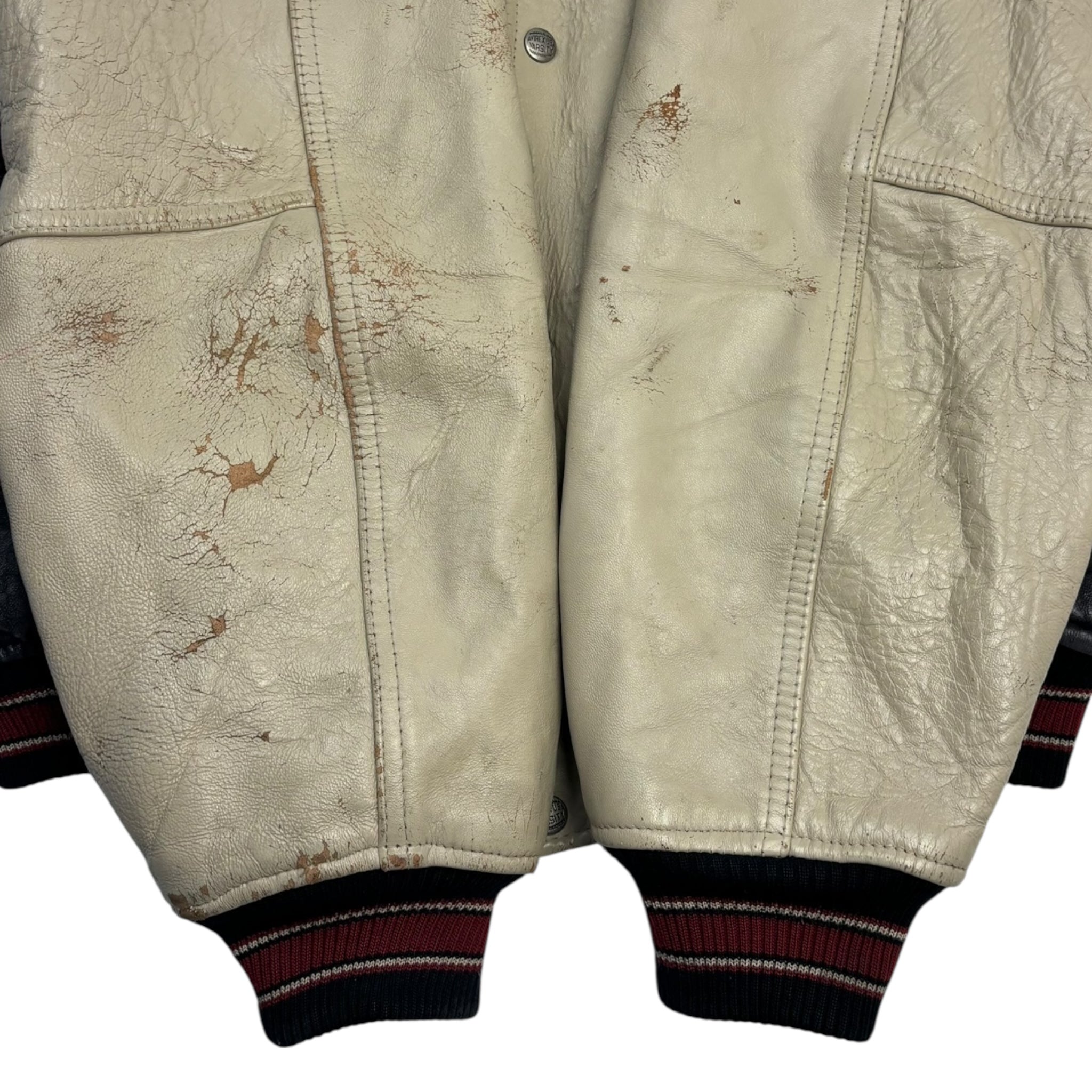 1957 Avirex Soux City Football Leather Jacket