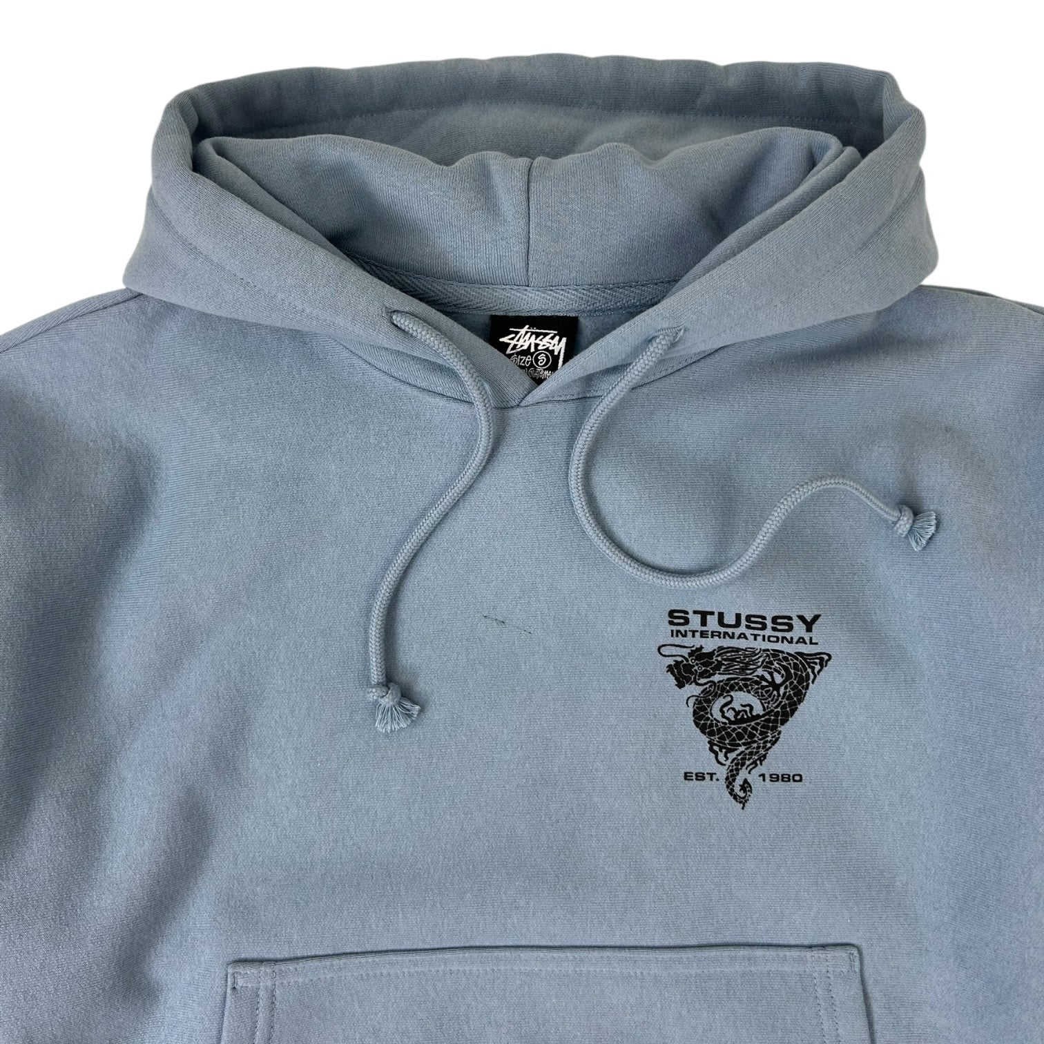 Stussy Dragon Hoodie Blue